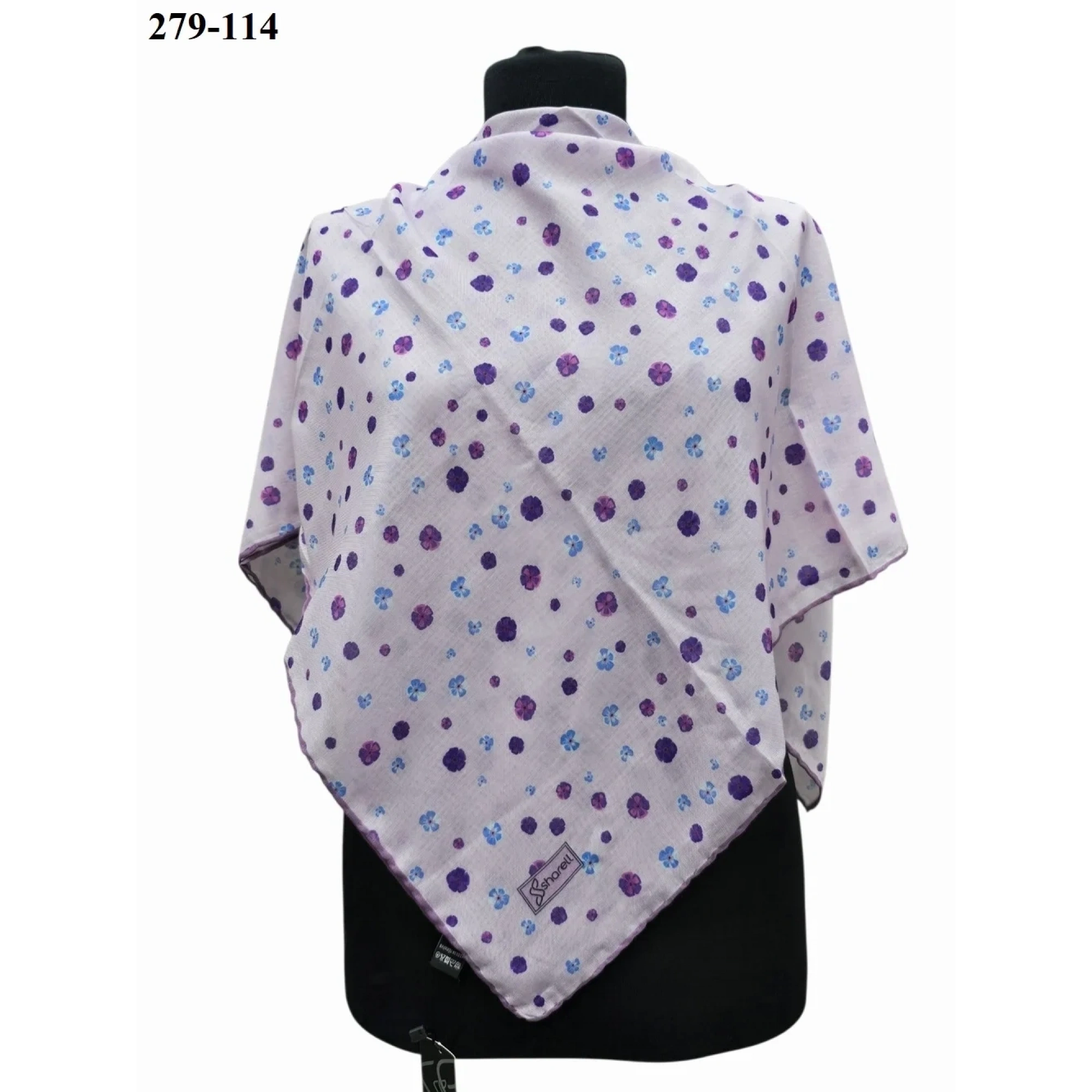 Sharell Desenli Soft Pamuk Eşarp 279-114