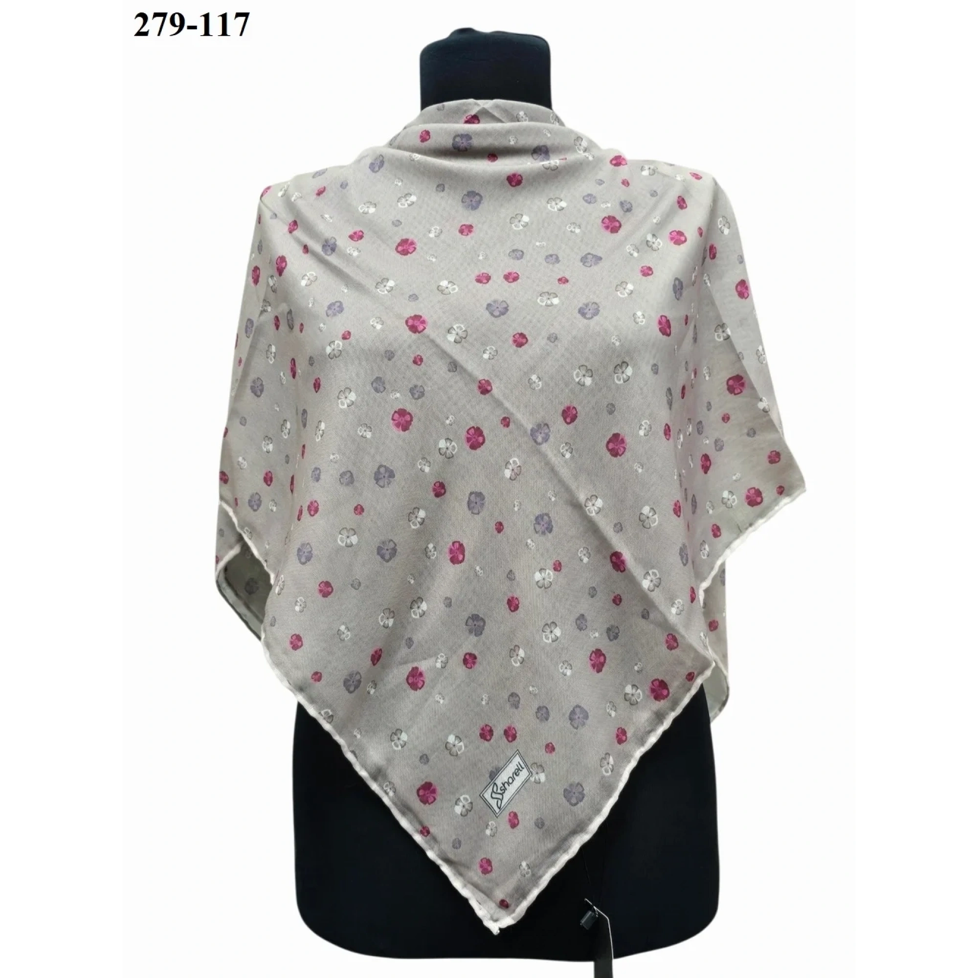 Sharell Desenli Soft Pamuk Eşarp 279-117