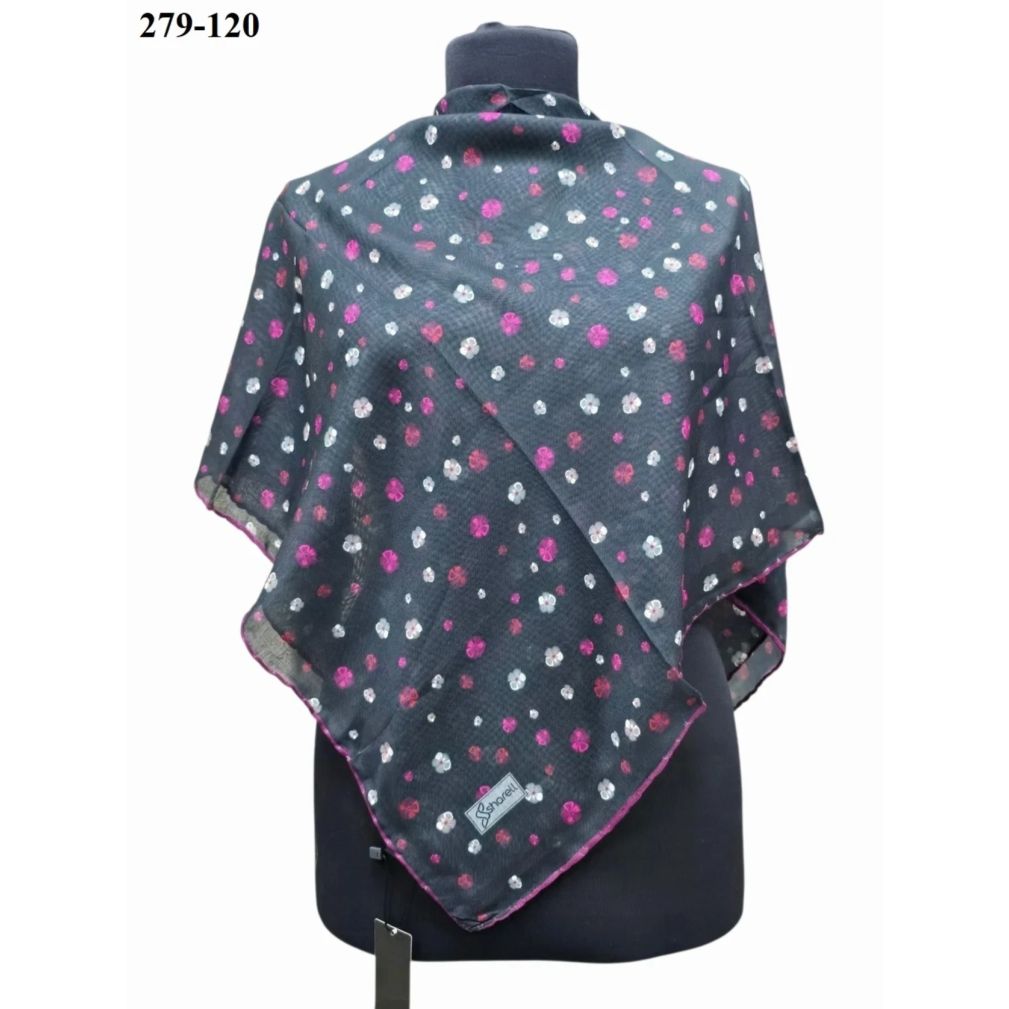 Sharell Desenli Soft Pamuk Eşarp 279-120