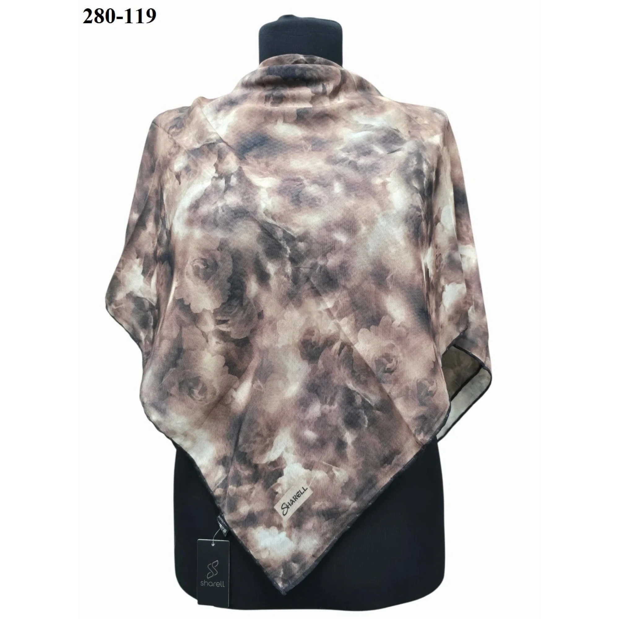 Sharell Desenli Soft Pamuk Eşarp 280-119