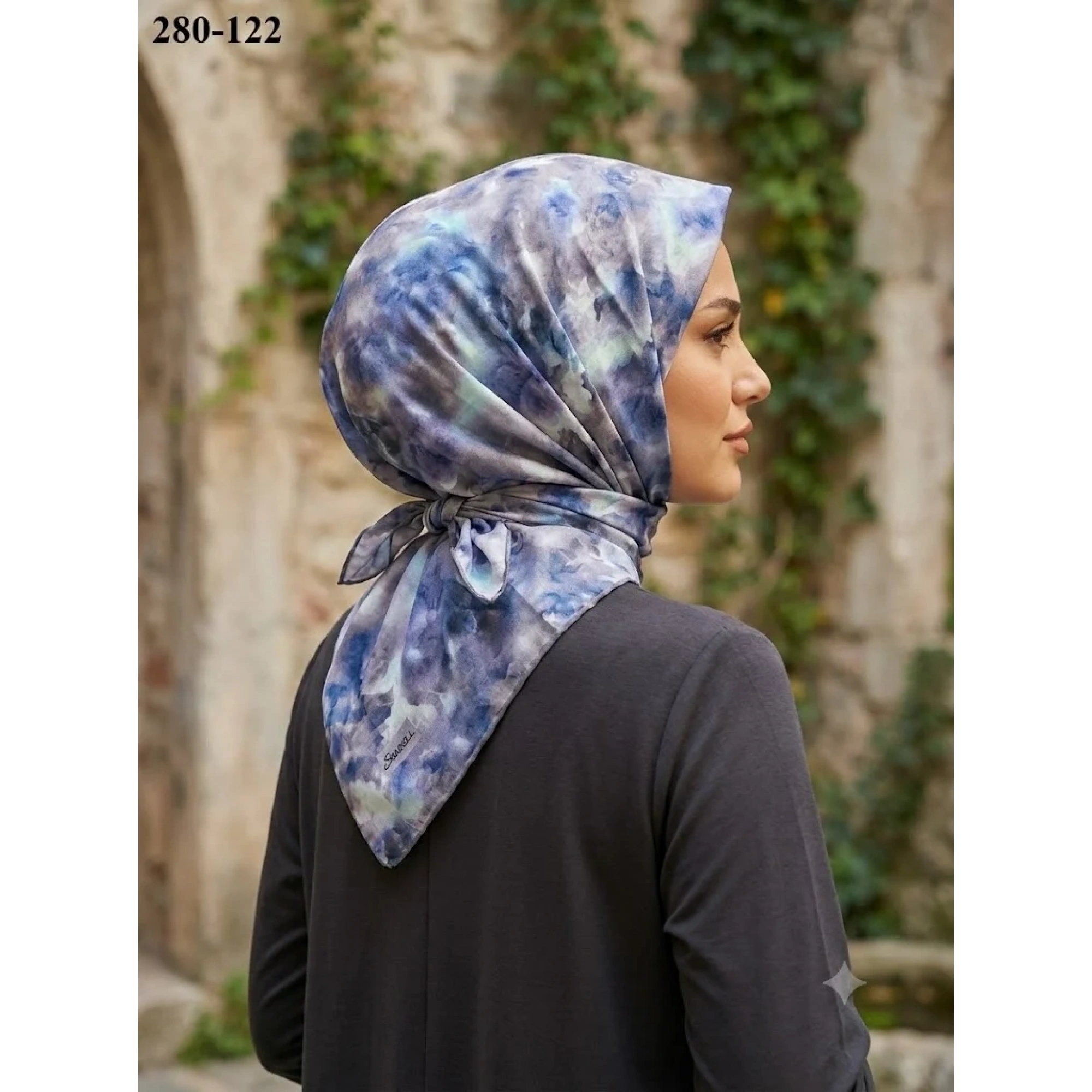 Sharell Desenli Soft Pamuk Eşarp 280-122