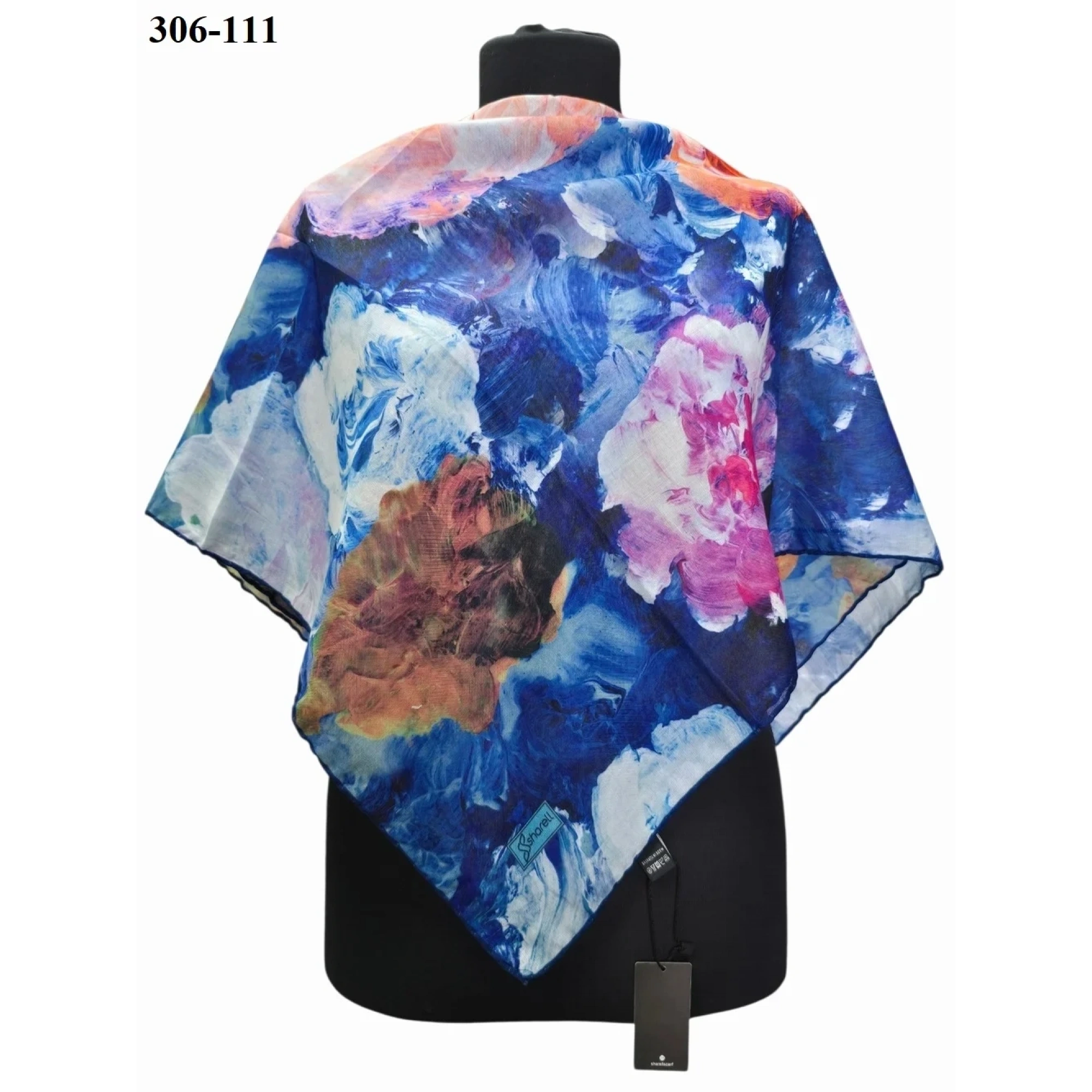 Sharell Desenli Soft Pamuk Eşarp 306-111