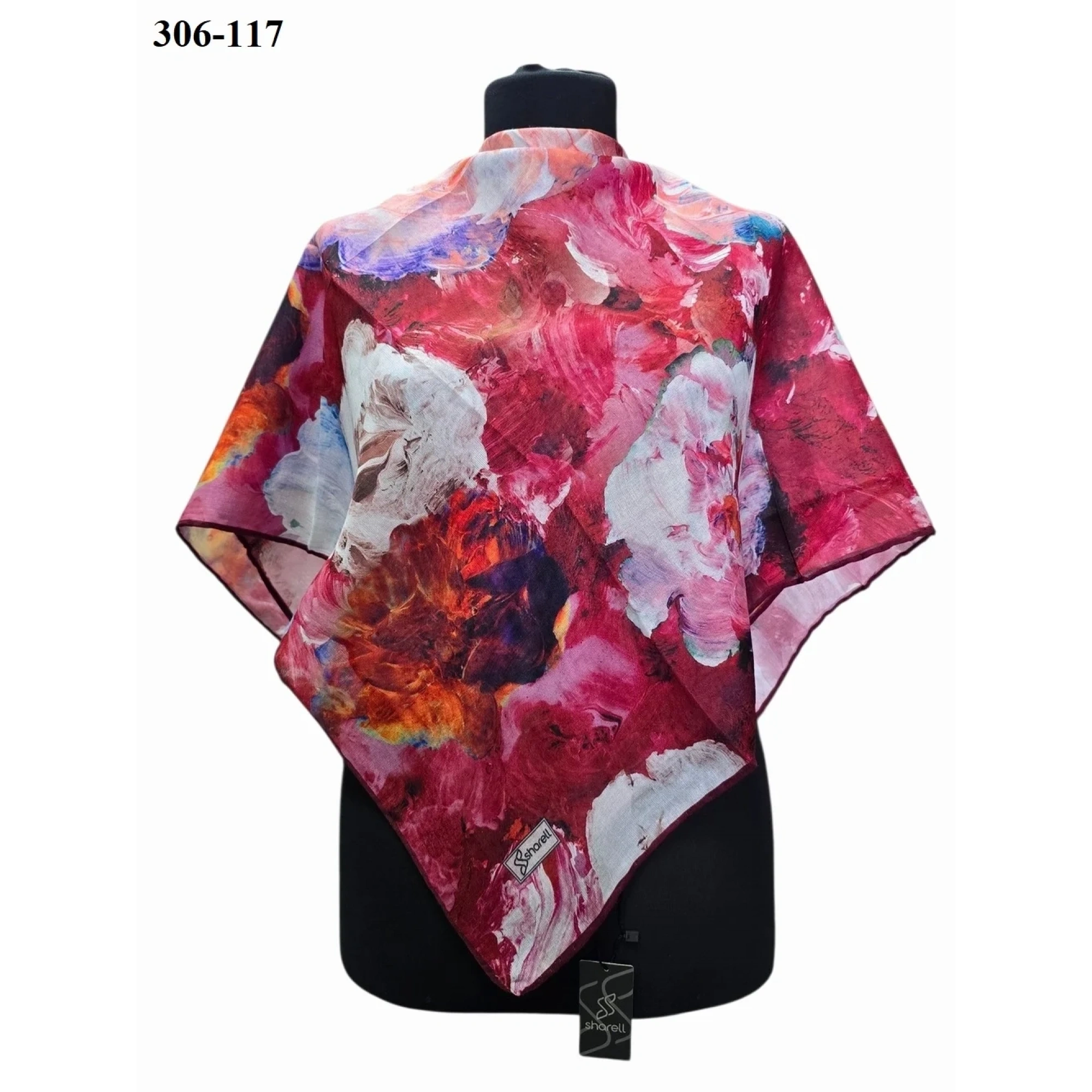 Sharell Desenli Soft Pamuk Eşarp 306-117