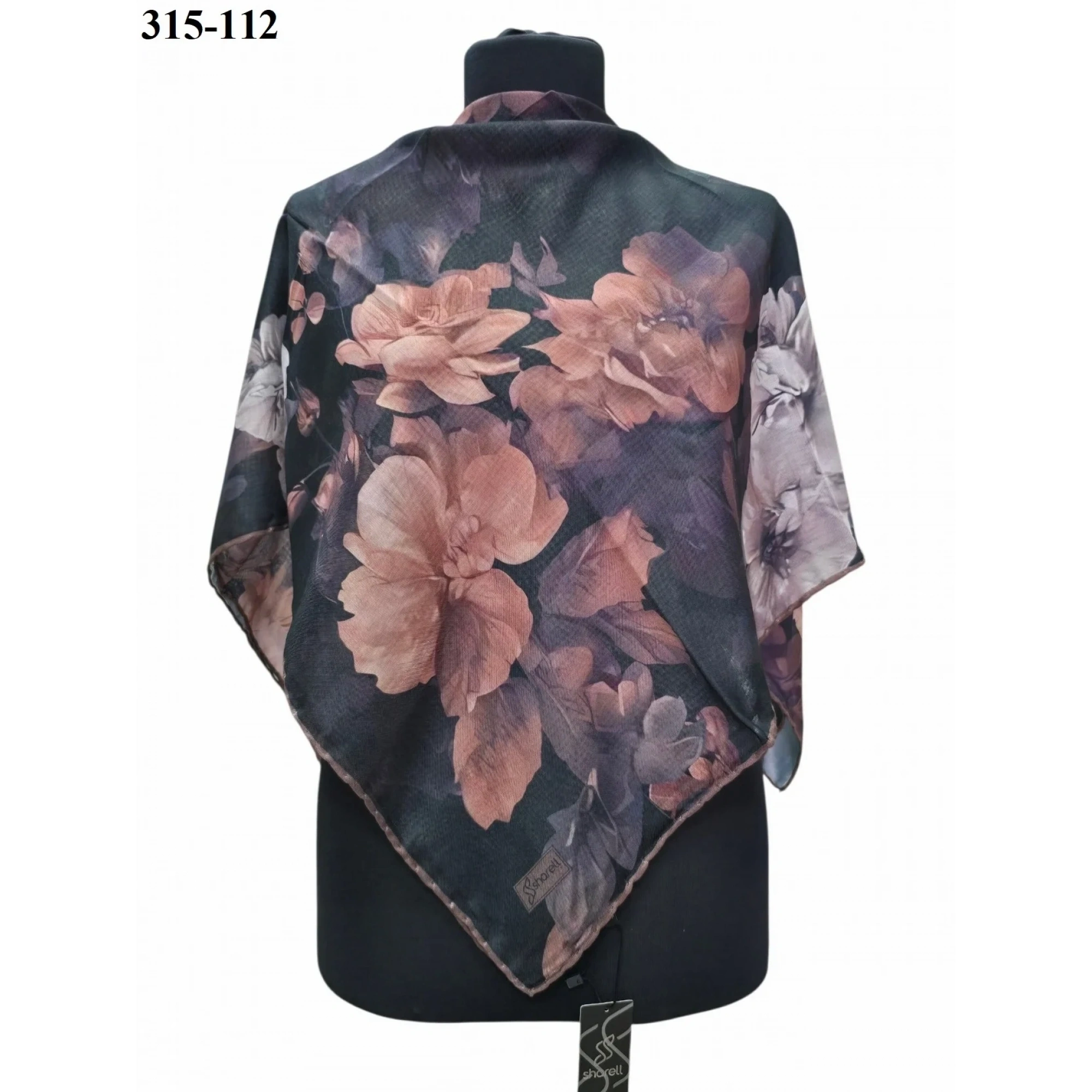 Sharell Desenli Soft Pamuk Eşarp 315-112
