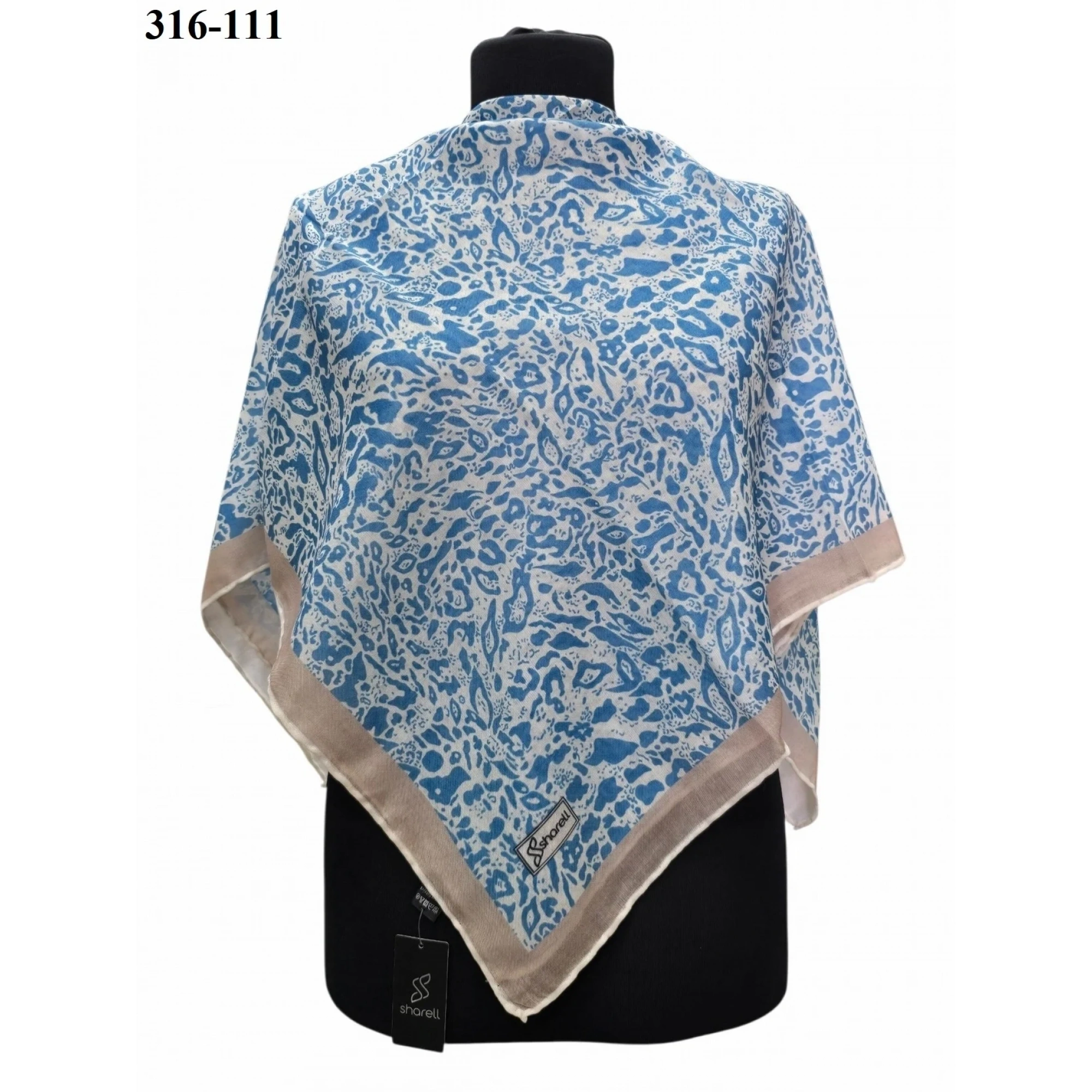 Sharell Desenli Soft Pamuk Eşarp 316-111