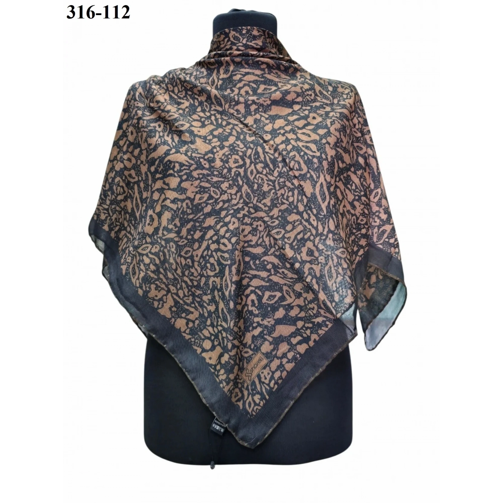 Sharell Desenli Soft Pamuk Eşarp 316-112