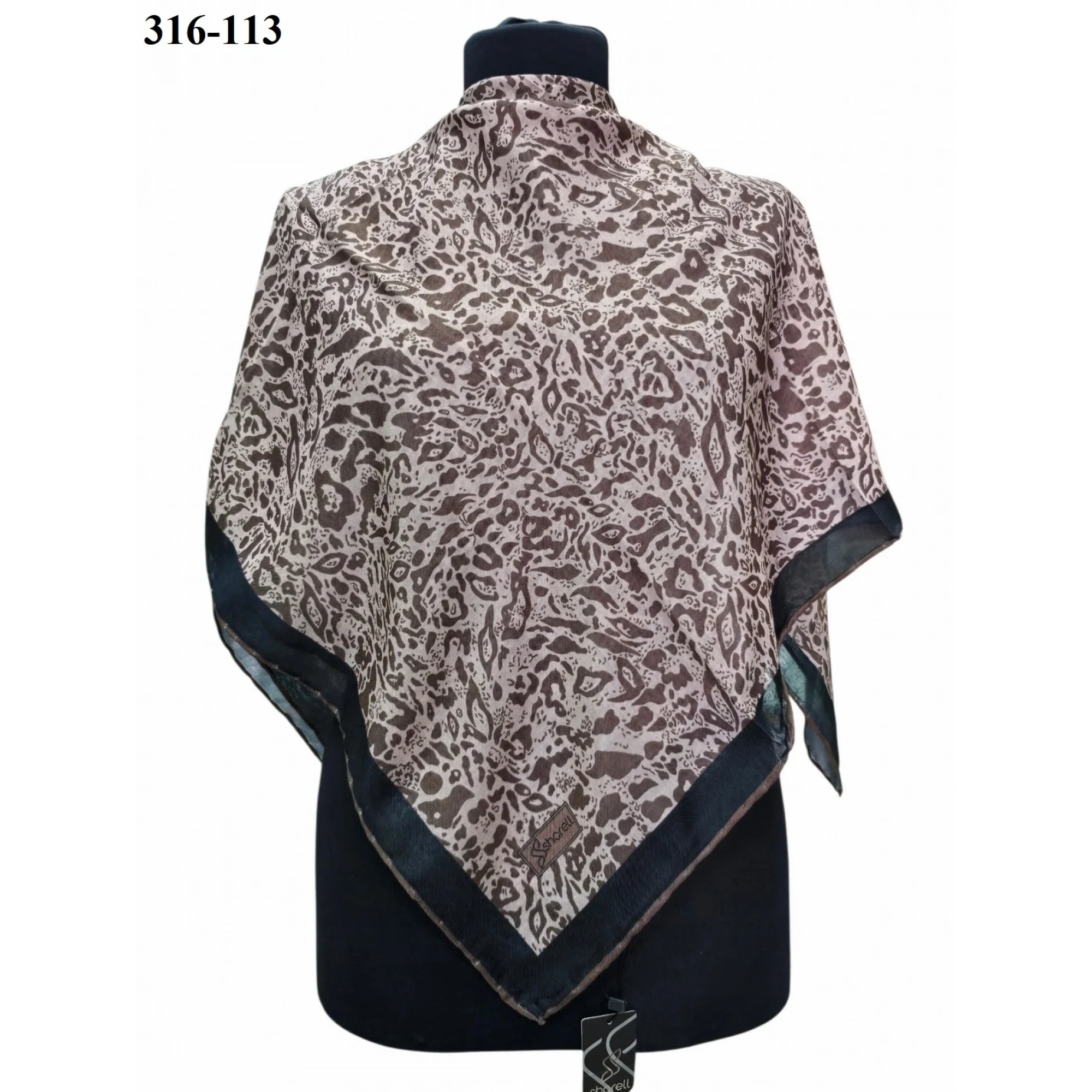 Sharell Desenli Soft Pamuk Eşarp 316-113