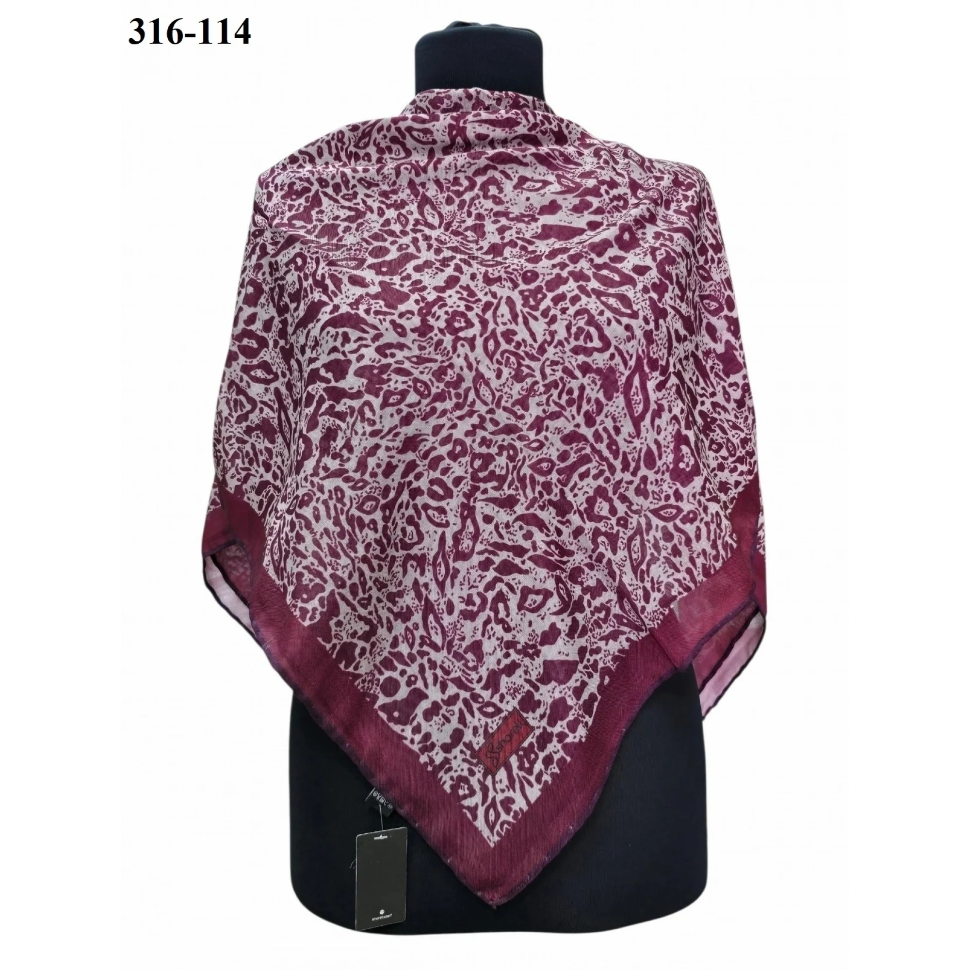 Sharell Desenli Soft Pamuk Eşarp 316-114