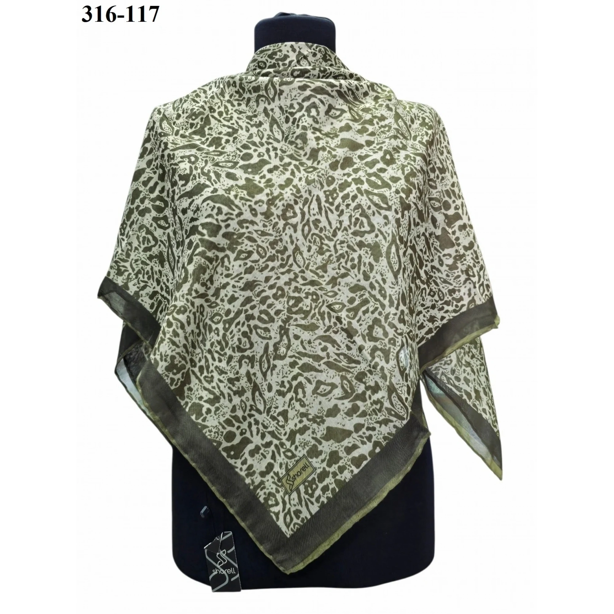 Sharell Desenli Soft Pamuk Eşarp 316-117