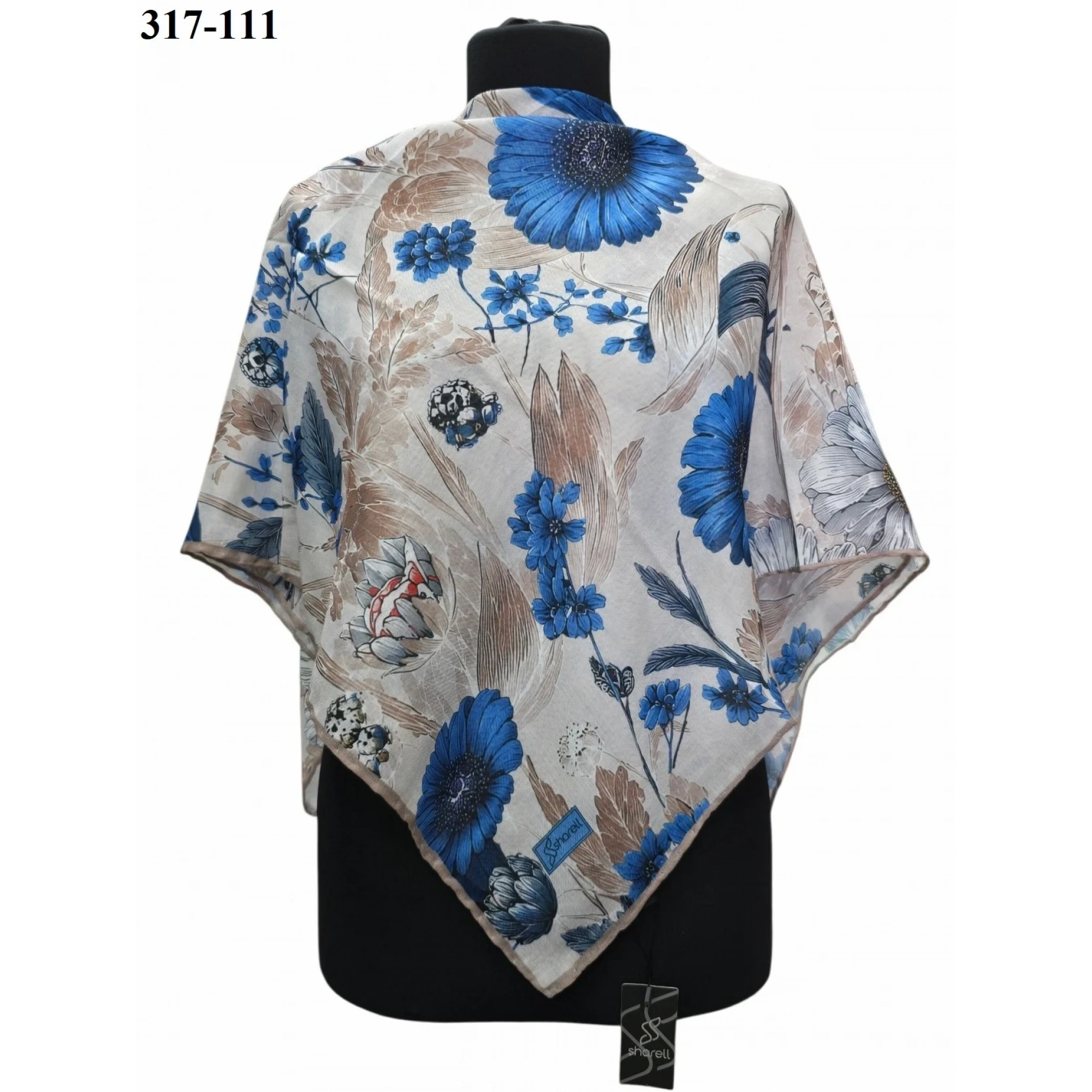 Sharell Desenli Soft Pamuk Eşarp 317-111