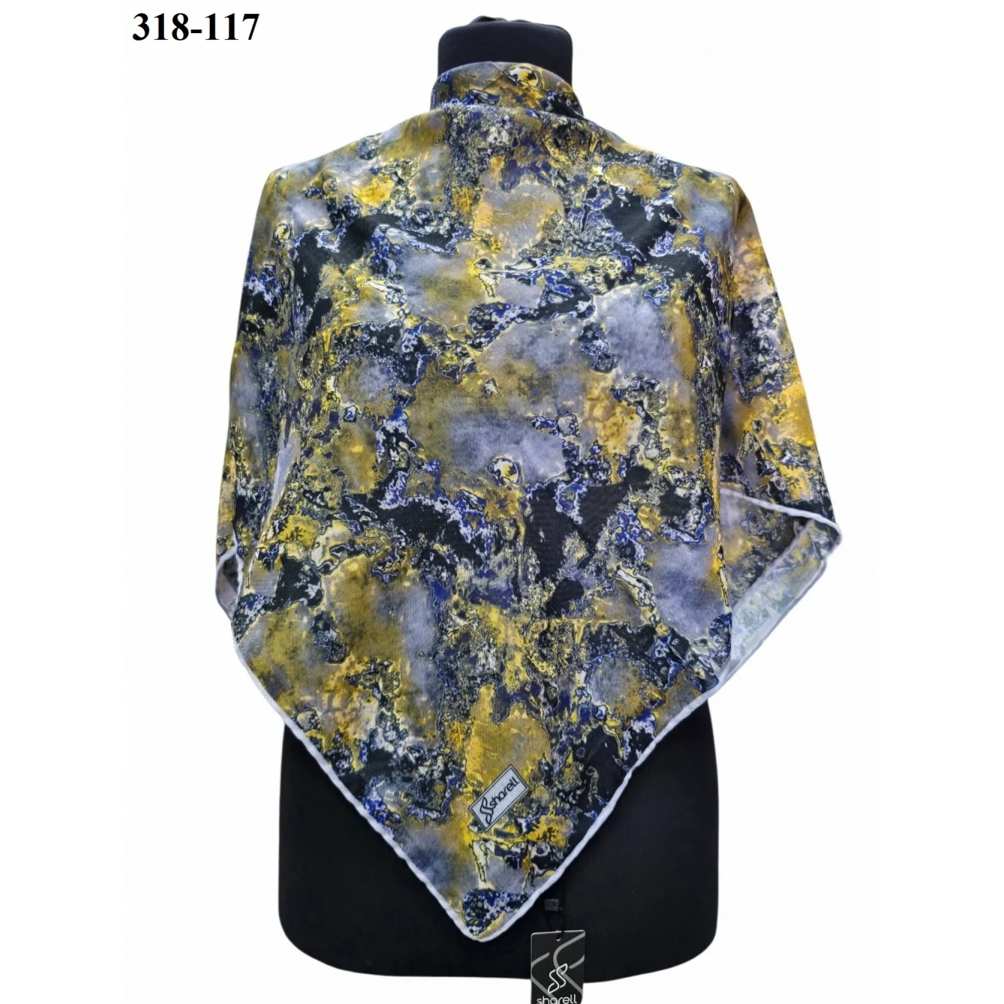 Sharell Desenli Soft Pamuk Eşarp 318-117