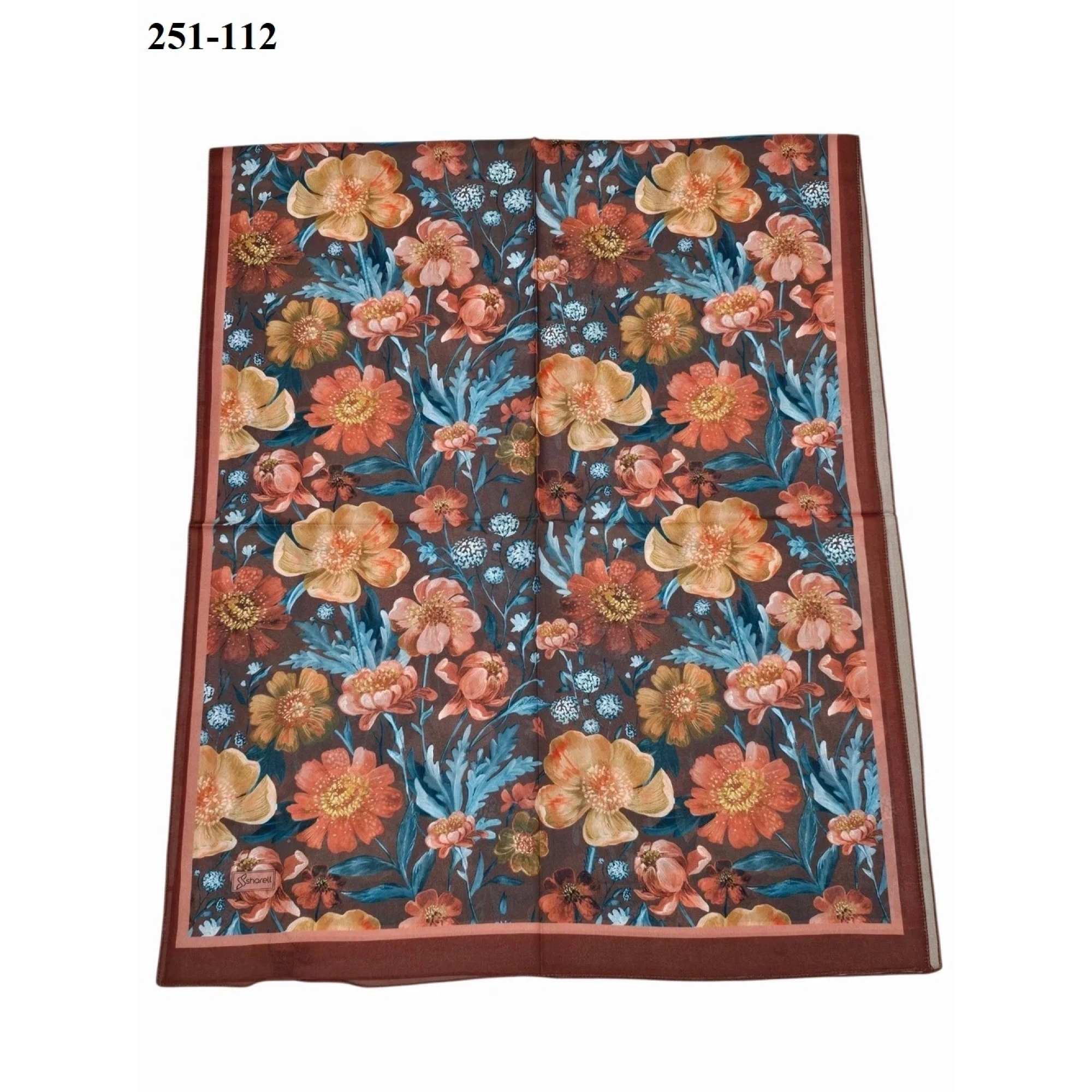 Sharell Fransız İpeği Şal (Bakır) 251-112