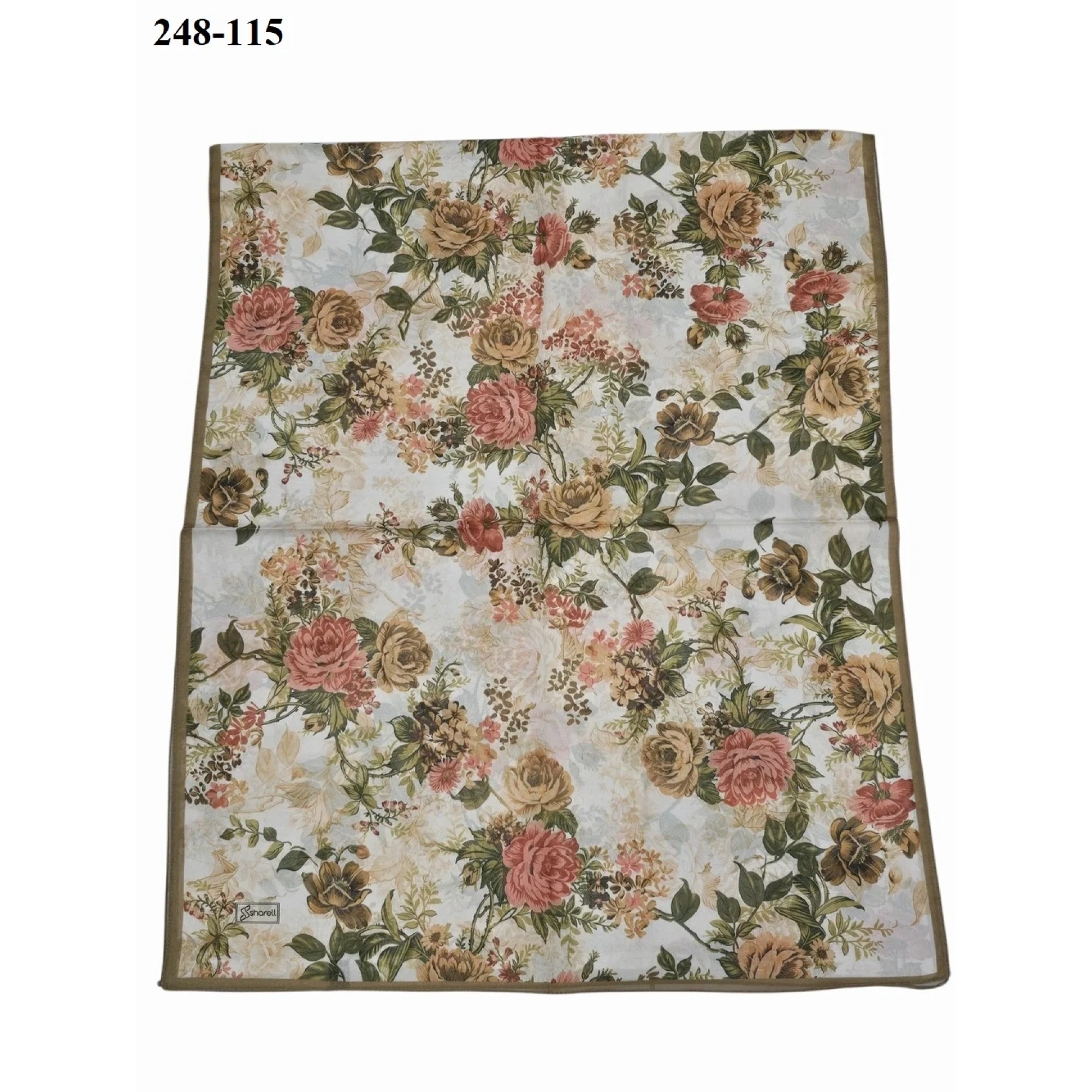 Sharell Fransız İpeği Şal (Yağ Yeşili) 248-115