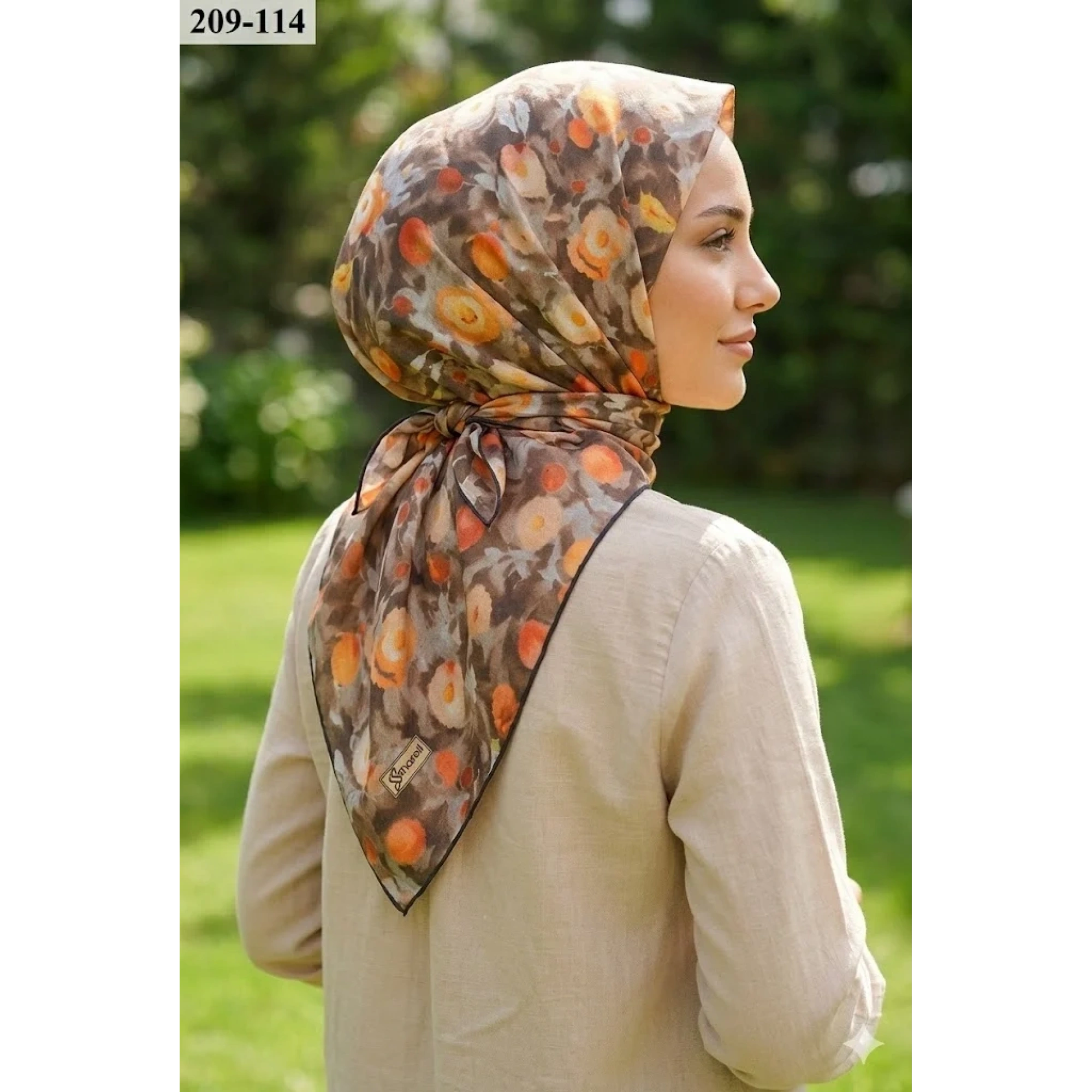 Sharell Soft Pamuk Eşarp 209-114
