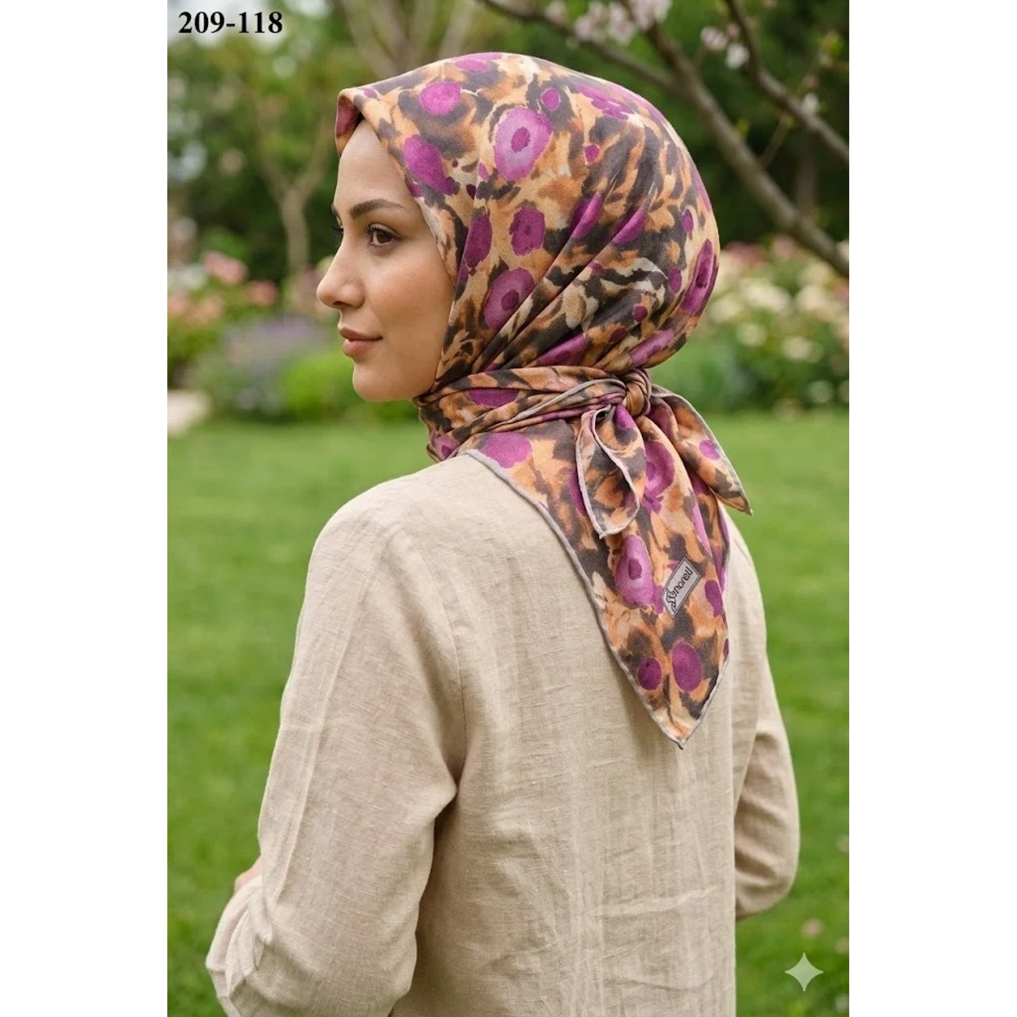 Sharell Soft Pamuk Eşarp 209-118