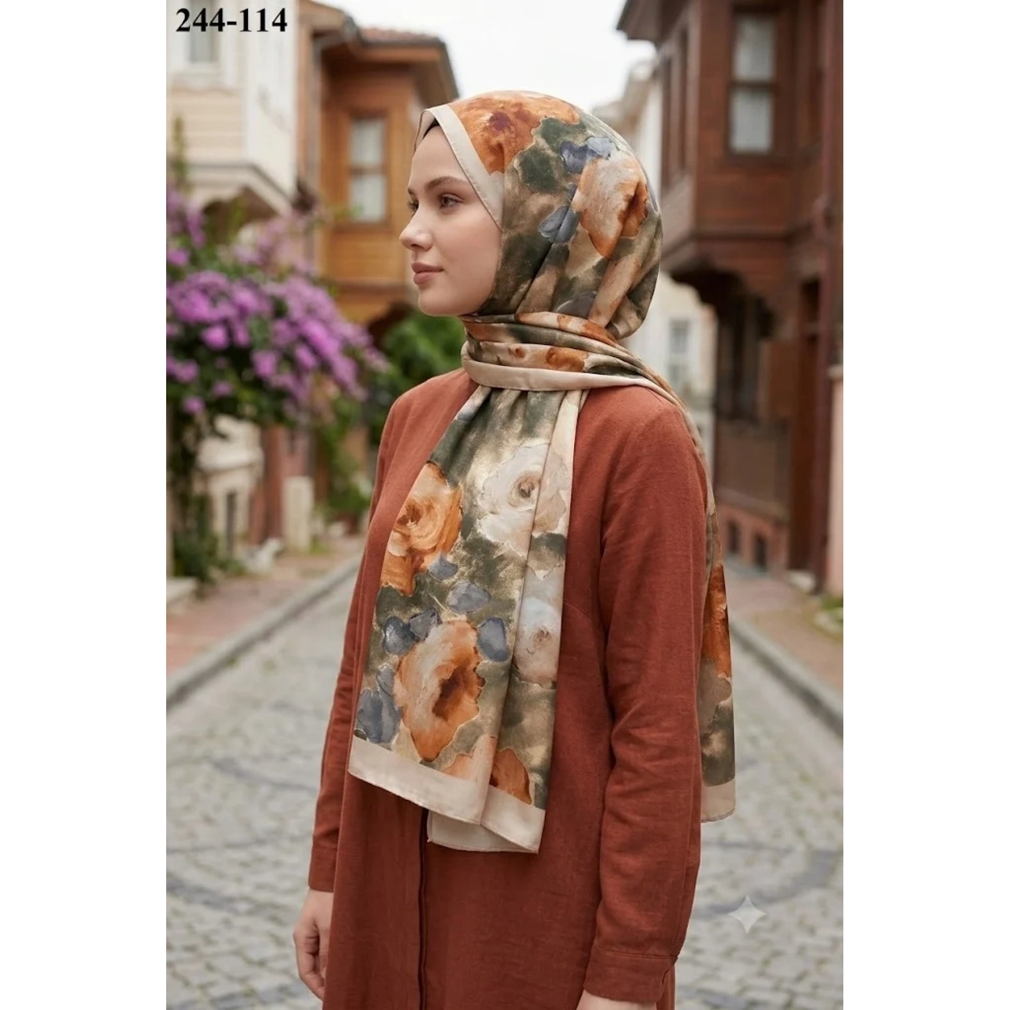 Sharell Soft Pamuk Şal (Bej Serisi) 244-114