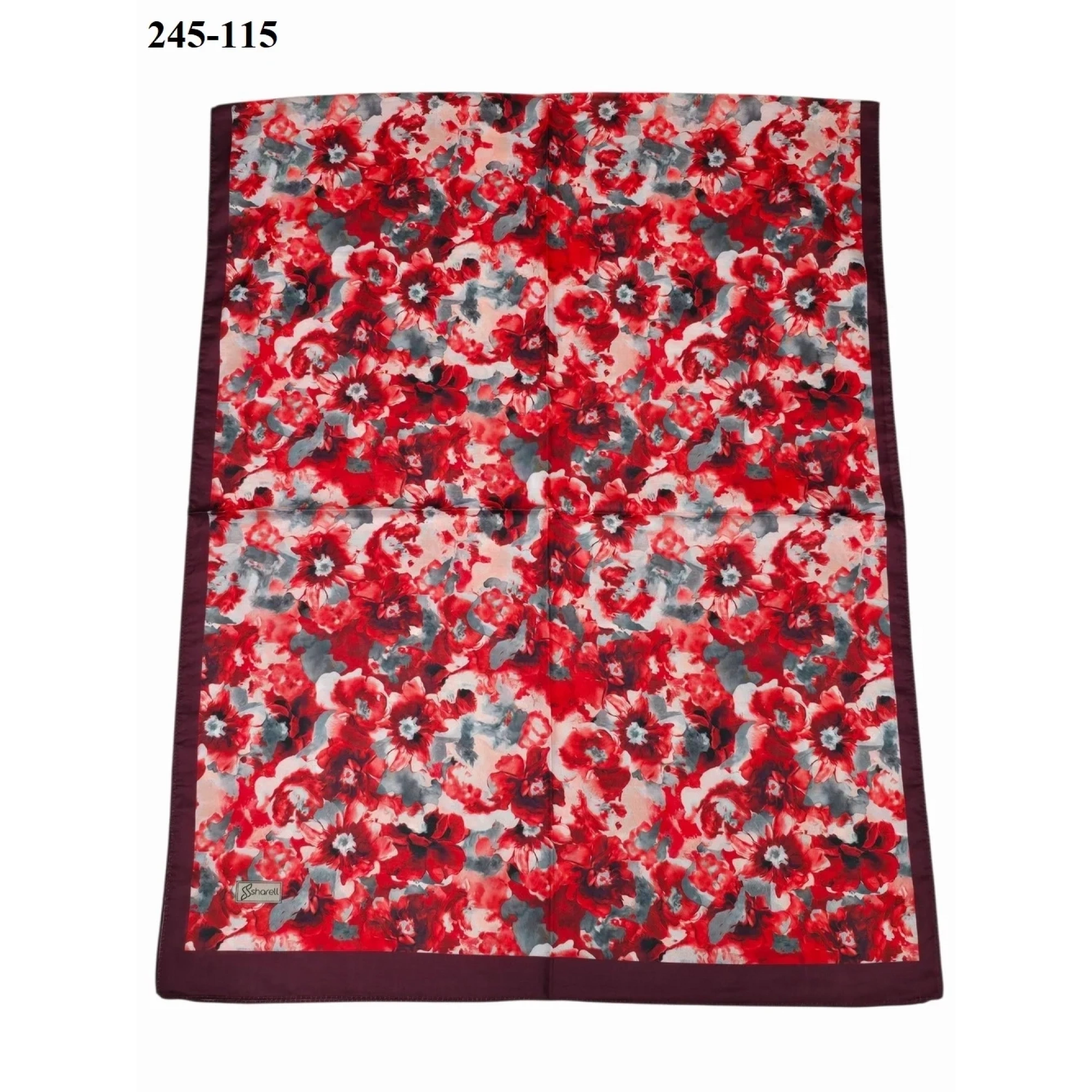 Sharell Soft Pamuk Şal (Bordo Serisi) 245-115