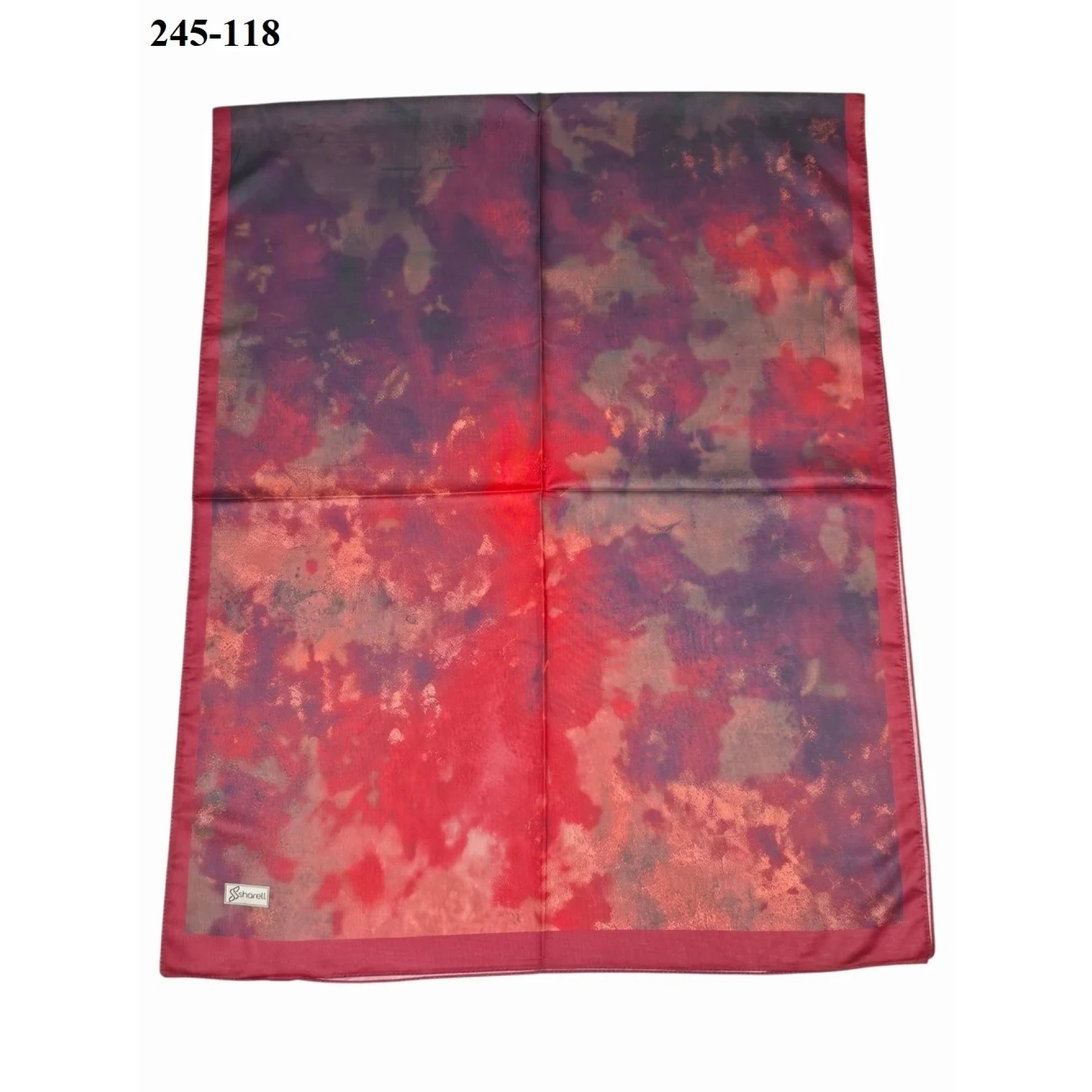 Sharell Soft Pamuk Şal (Bordo Serisi) 245-118
