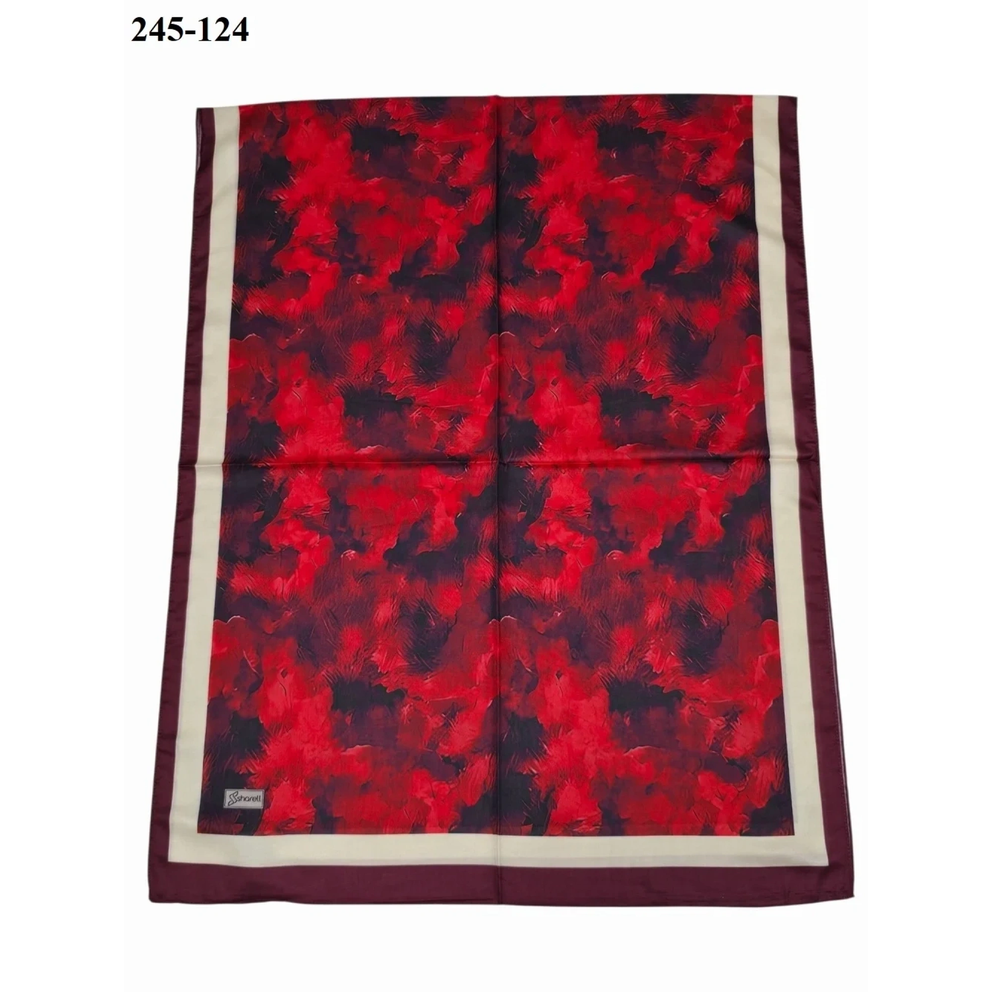 Sharell Soft Pamuk Şal (Bordo Serisi) 245-124