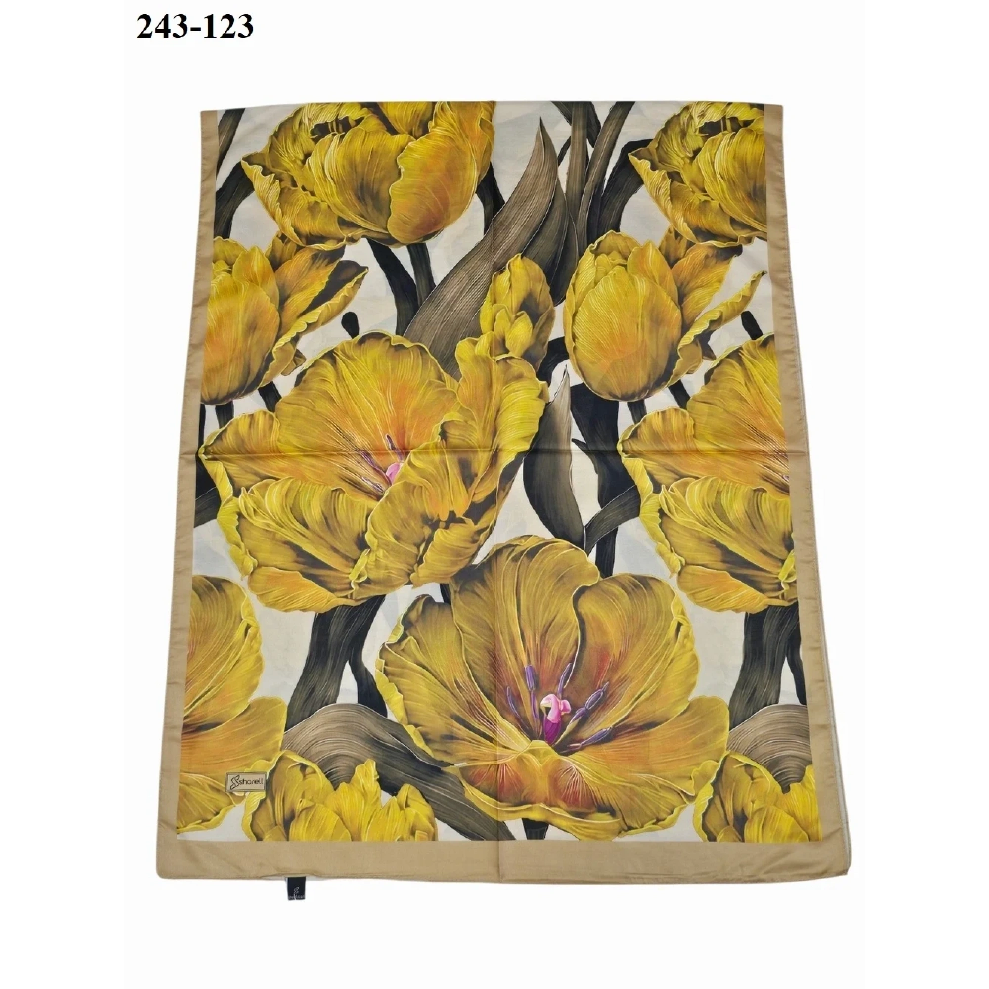 Sharell Soft Pamuk Şal (Sarı) 243-123
