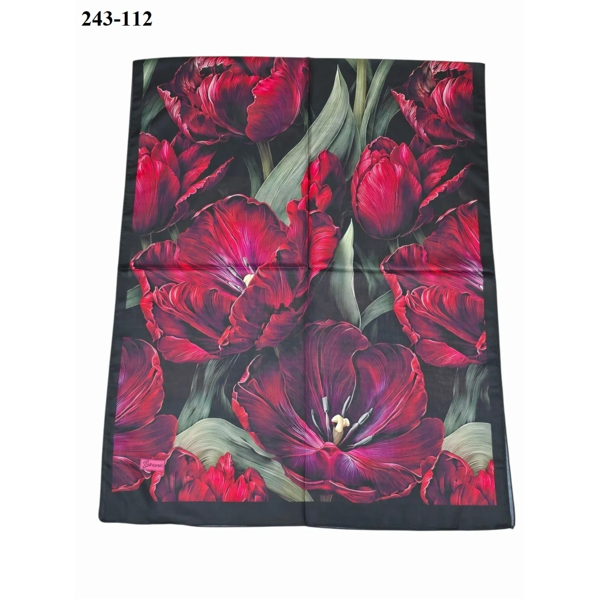 Sharell Soft Pamuk Şal (Siyah) 243-112