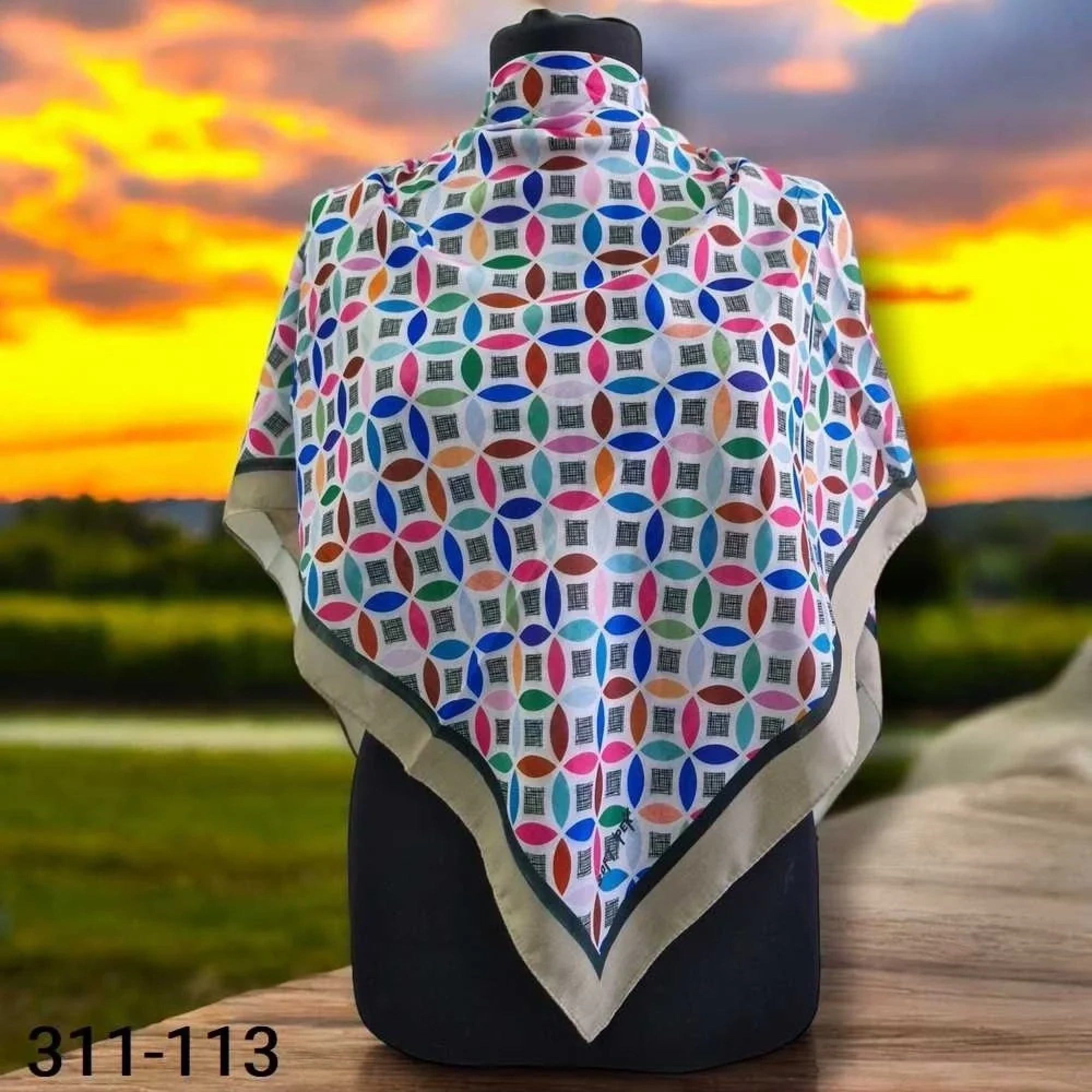 Soft İpek Dijital Soft Eşarp 311-113