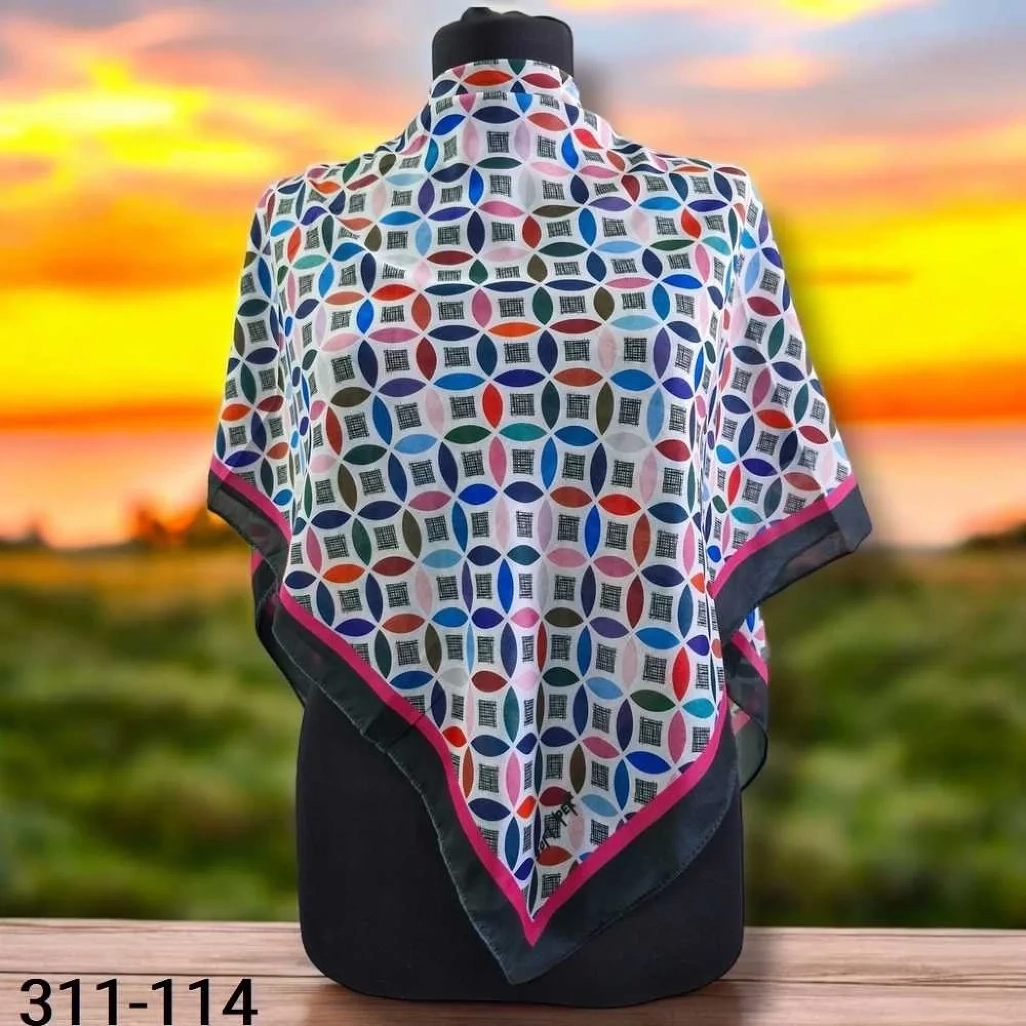Soft İpek Dijital Soft Eşarp 311-114
