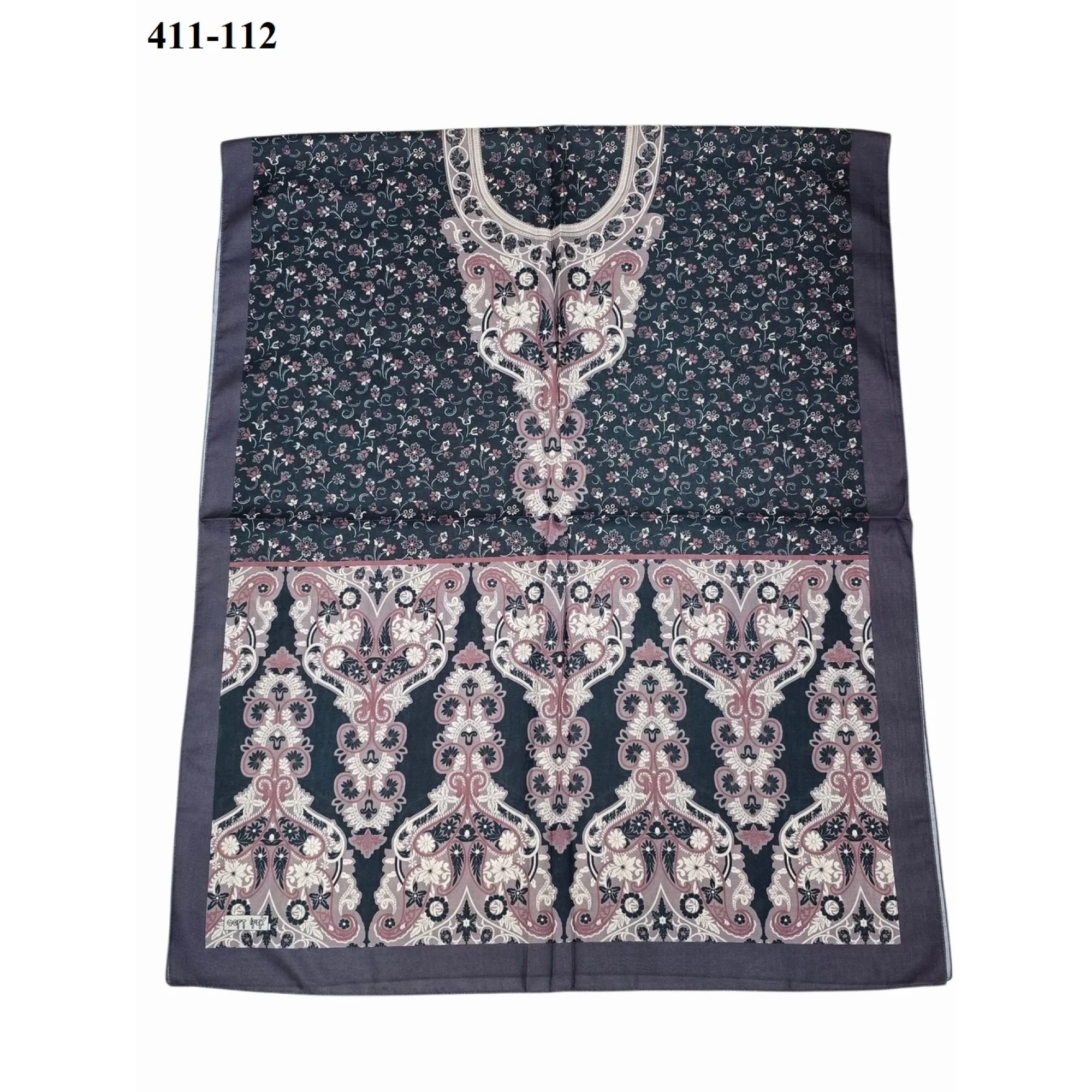 Soft İpek Etnik Desen Soft Şal 411-112