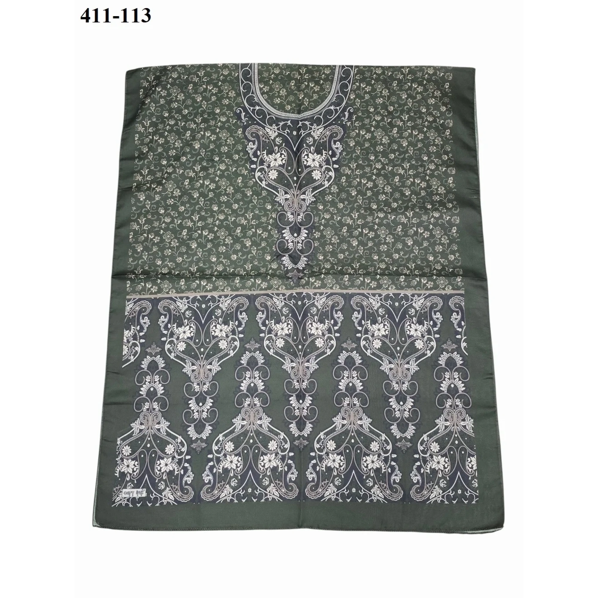 Soft İpek Etnik Desen Soft Şal 411-113