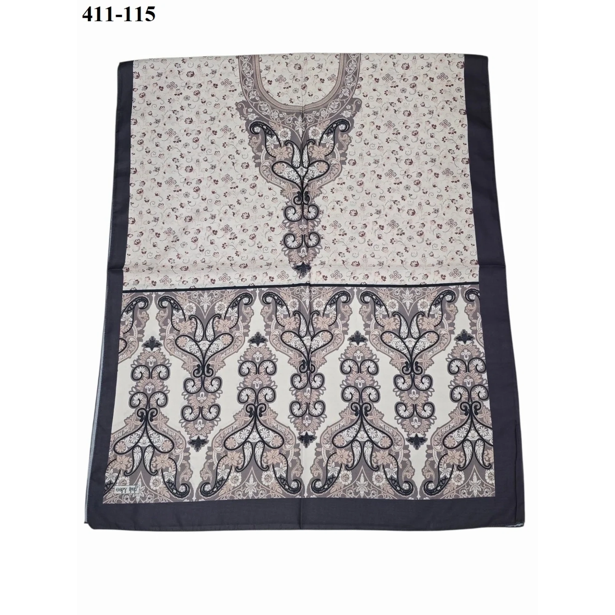 Soft İpek Etnik Desen Soft Şal 411-115
