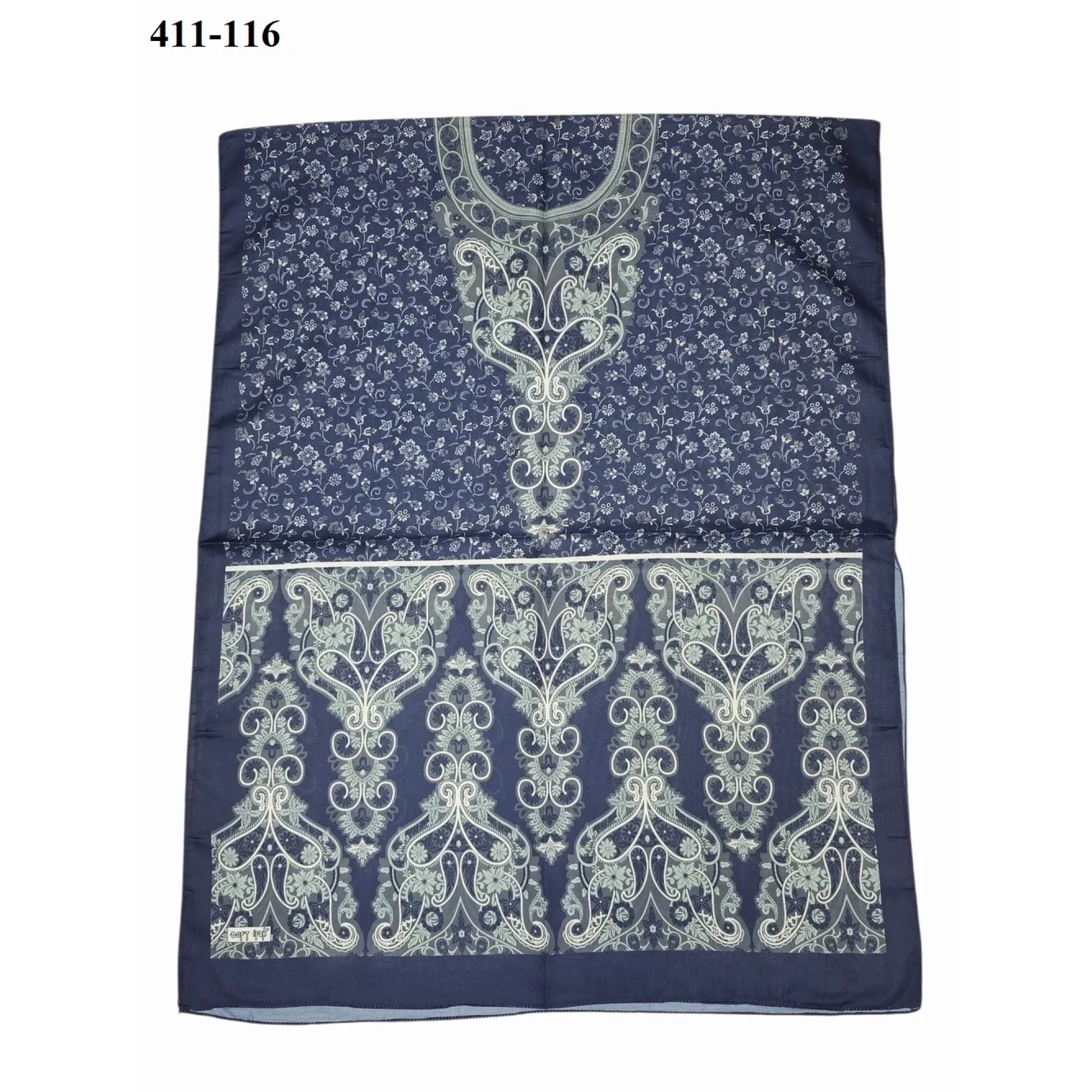 Soft İpek Etnik Desen Soft Şal 411-116