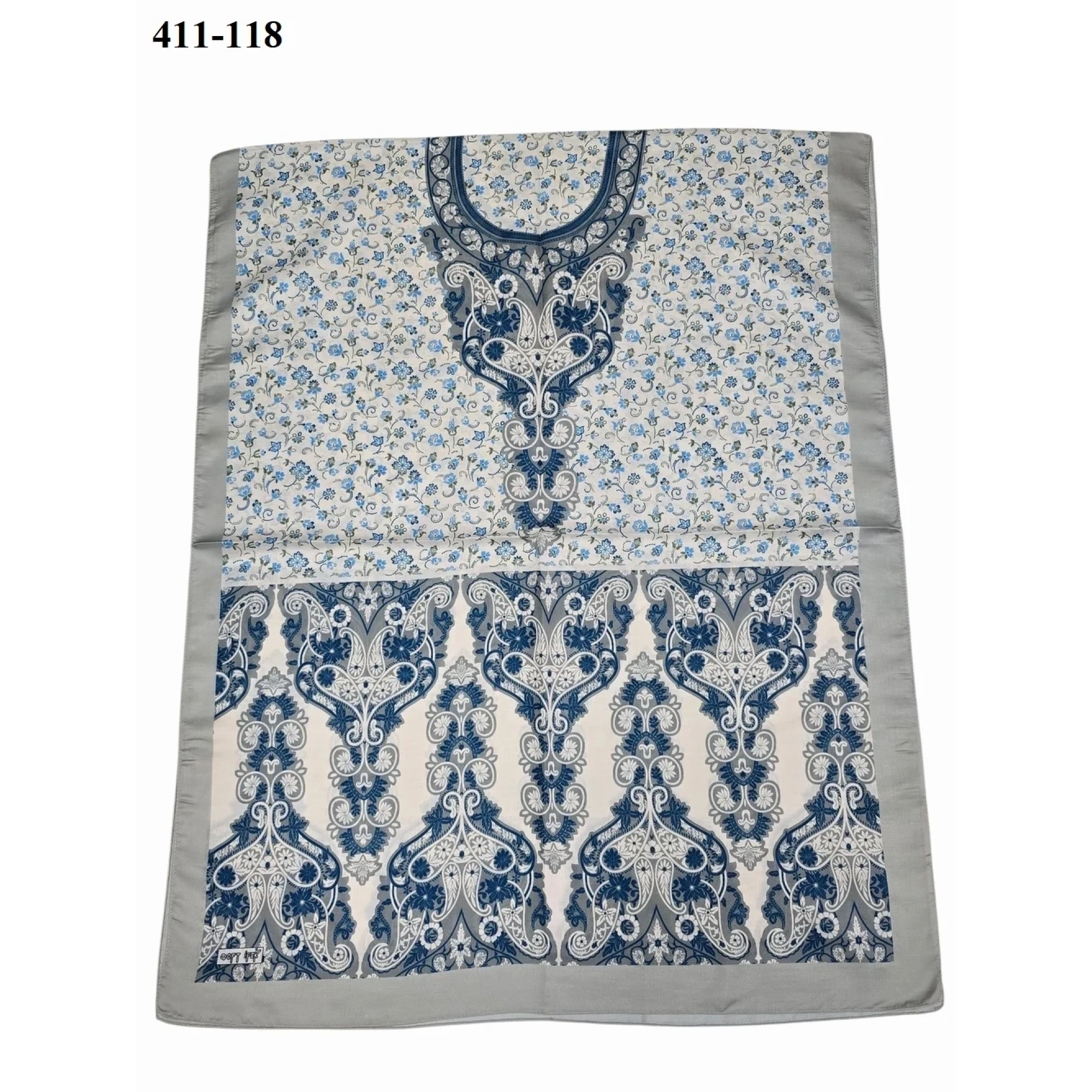 Soft İpek Etnik Desen Soft Şal 411-118