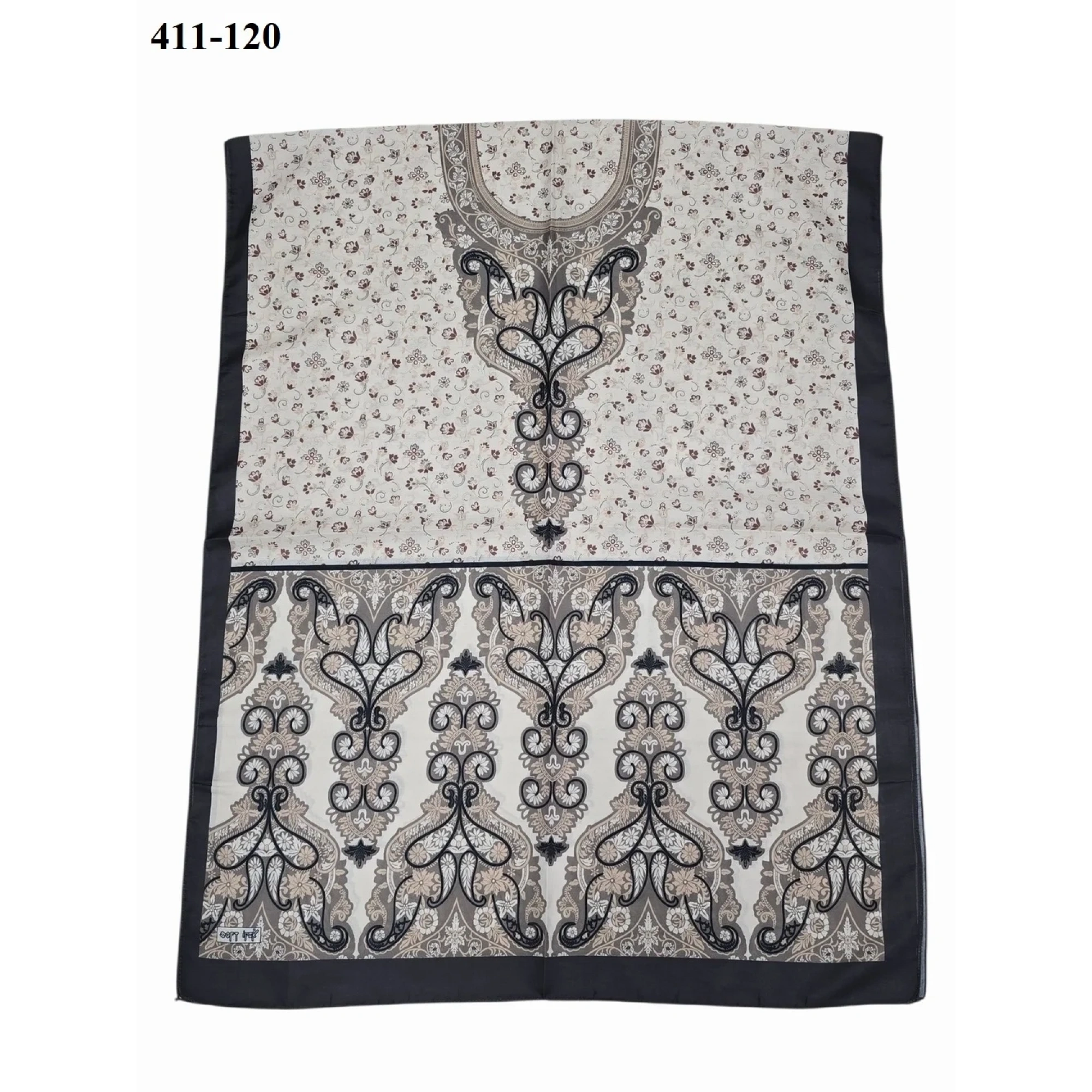 Soft İpek Etnik Desen Soft Şal 411-120