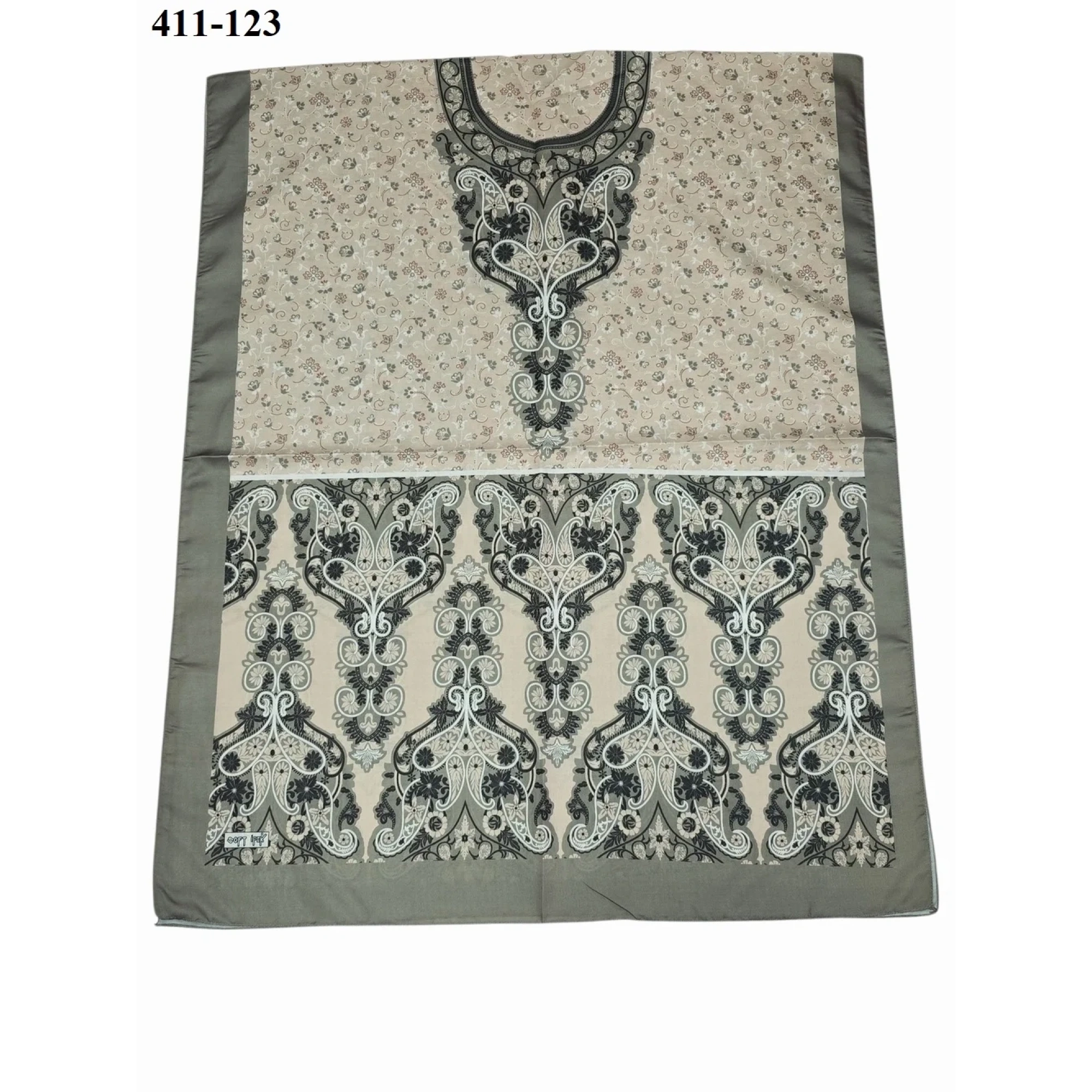 Soft İpek Etnik Desen Soft Şal 411-123