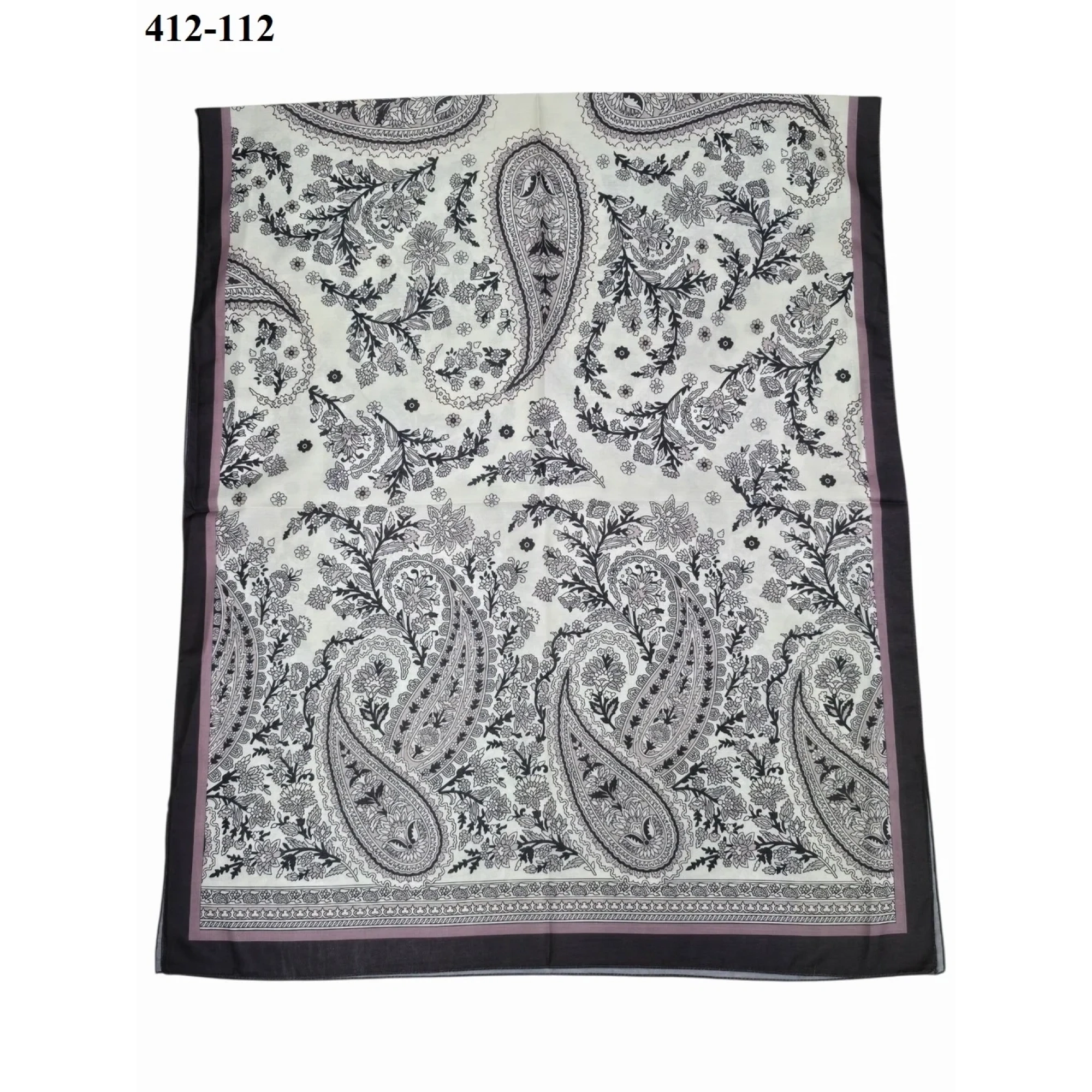 Soft İpek Etnik Desen Soft Şal 412-112