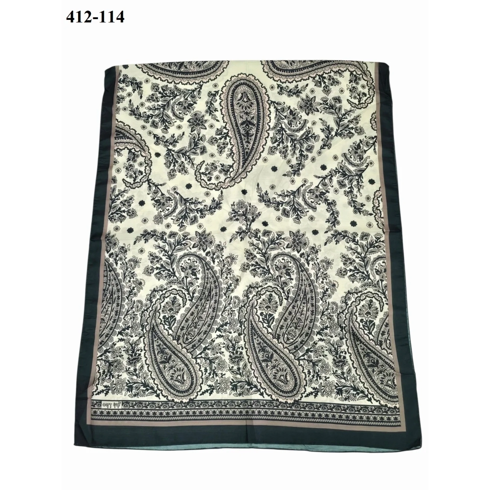 Soft İpek Etnik Desen Soft Şal 412-114