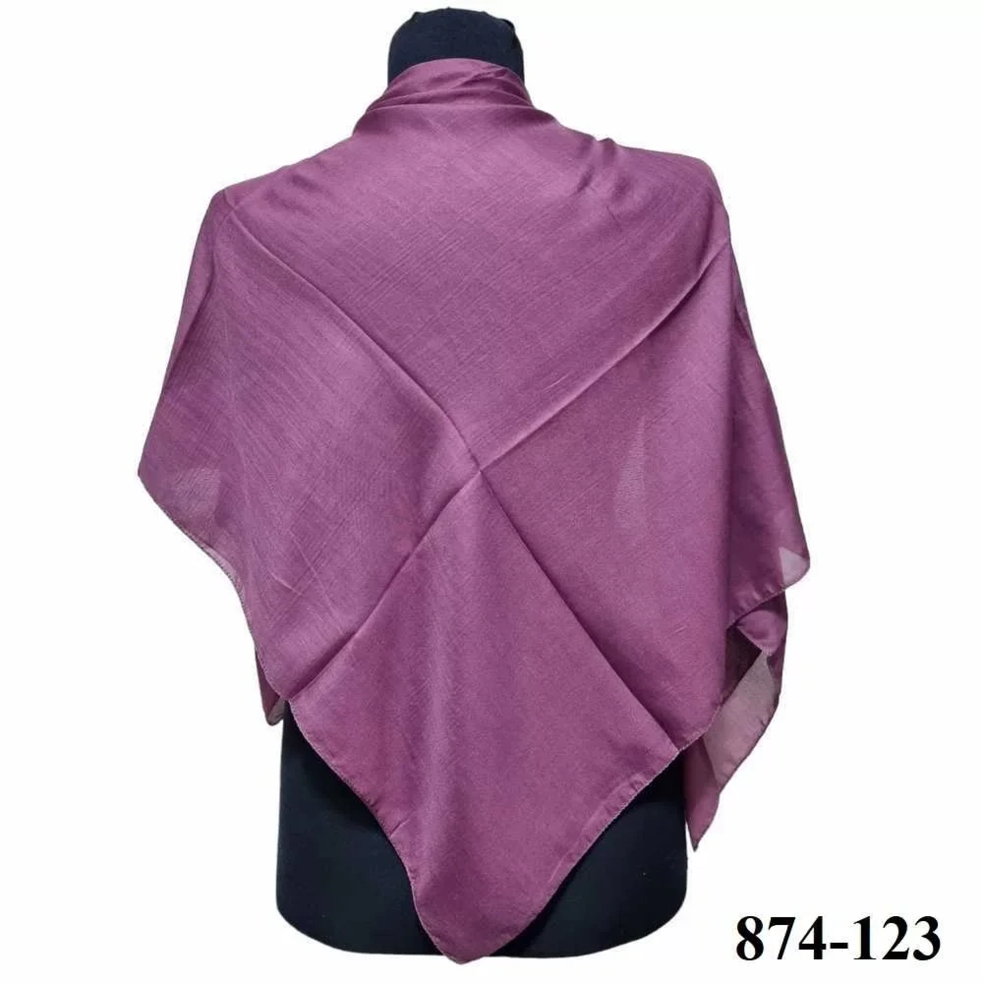 Soft İpek Kenar Dikişli Düz Yazma (soğan kabuğu) 874-123