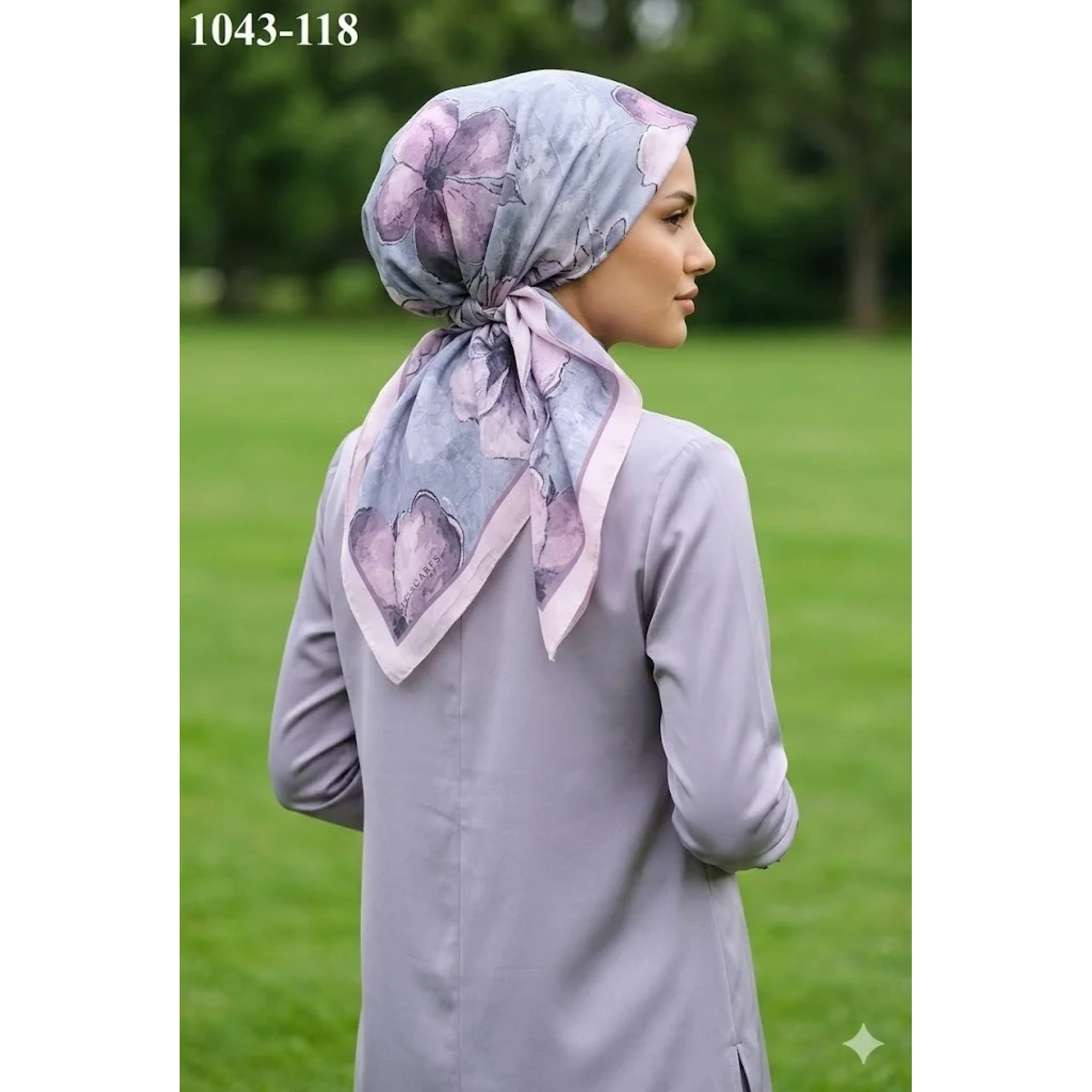 Velscarfs Soft Pamuk Parla Eşarp (Açık Pudra) 1043-118
