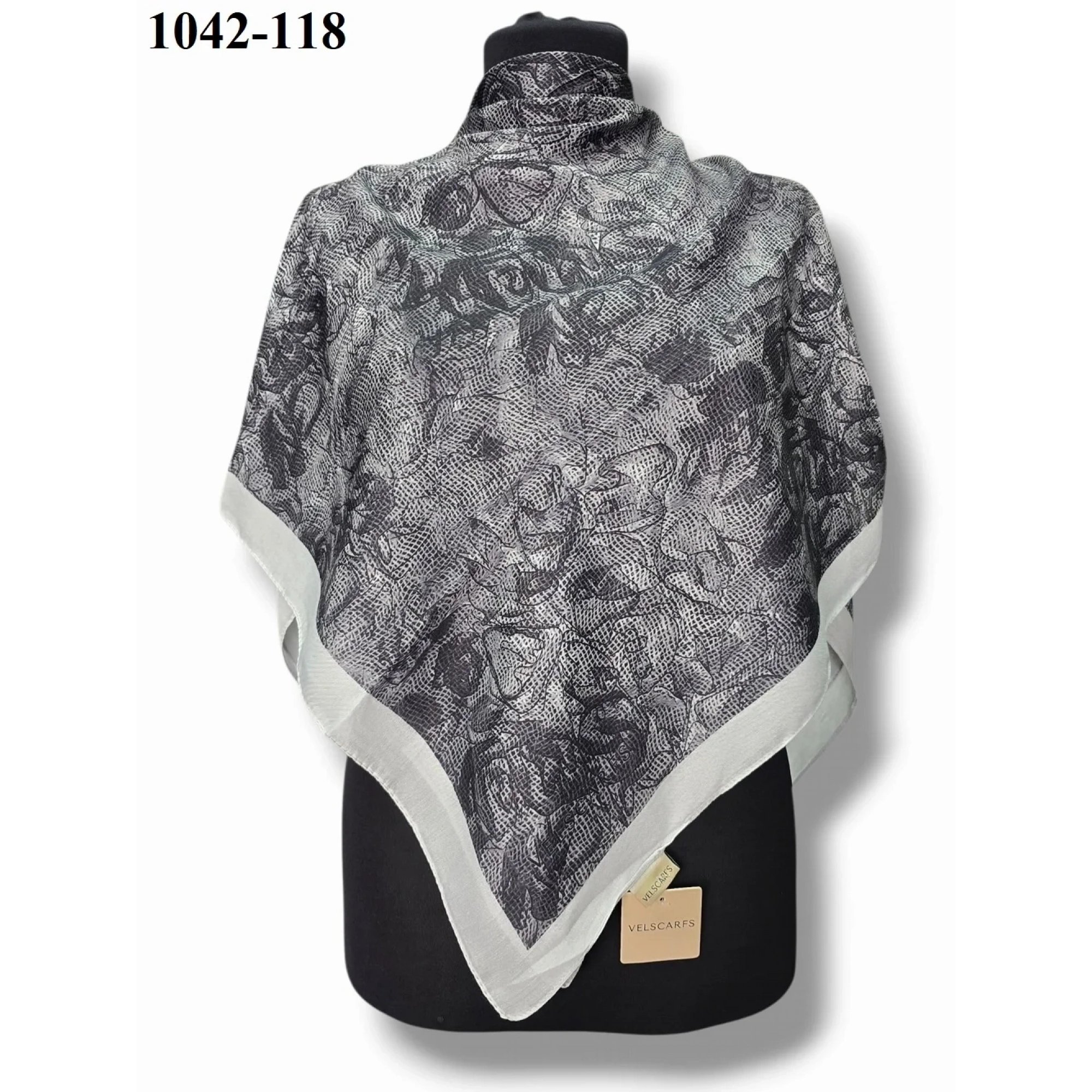 Velscarfs Soft Pamuk Parla Eşarp (Açık Taş) 1042-118