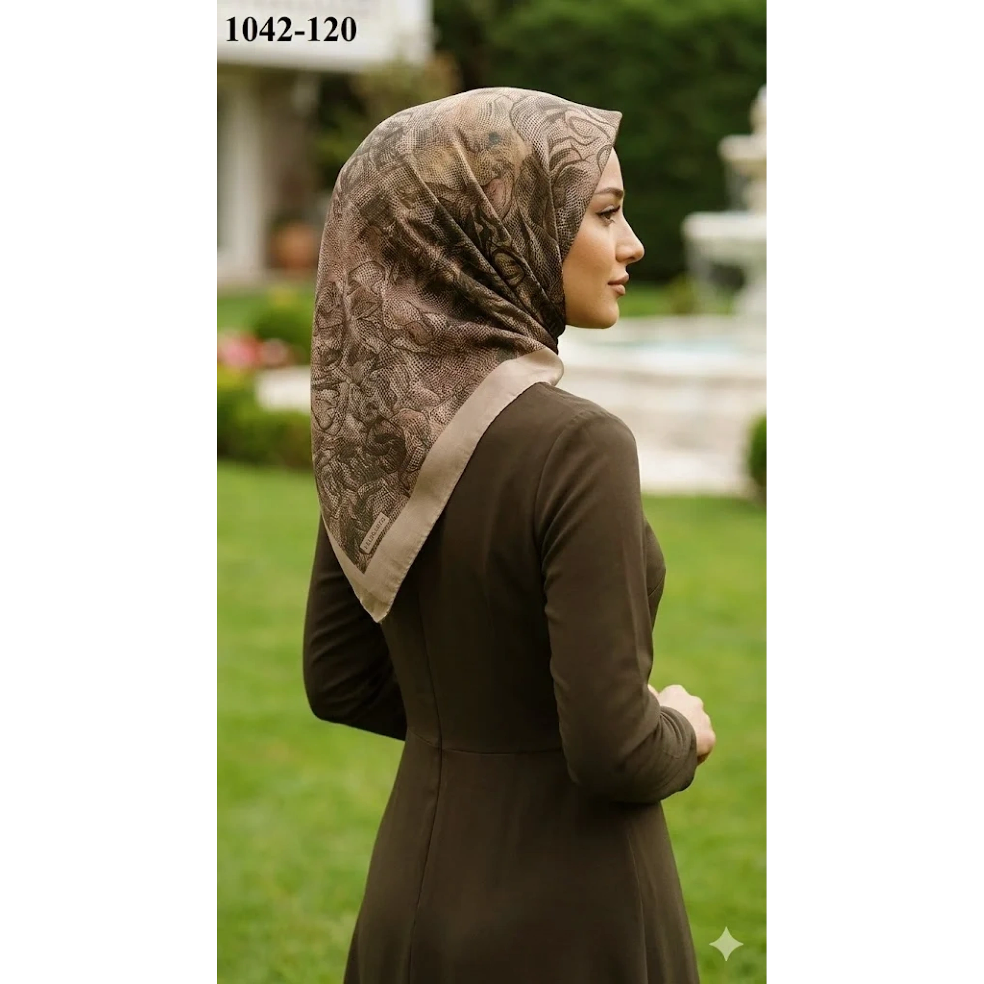 Velscarfs Soft Pamuk Parla Eşarp (Bej) 1042-120