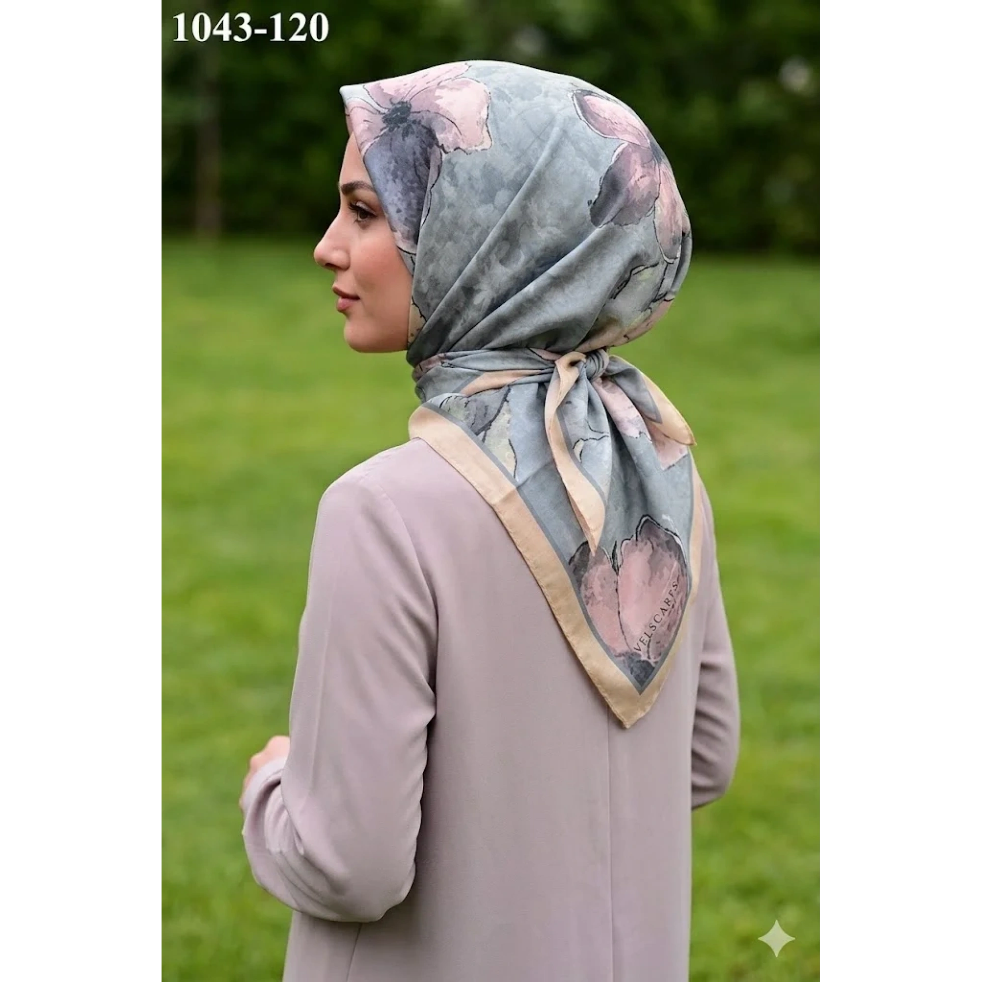 Velscarfs Soft Pamuk Parla Eşarp (Bej) 1043-120