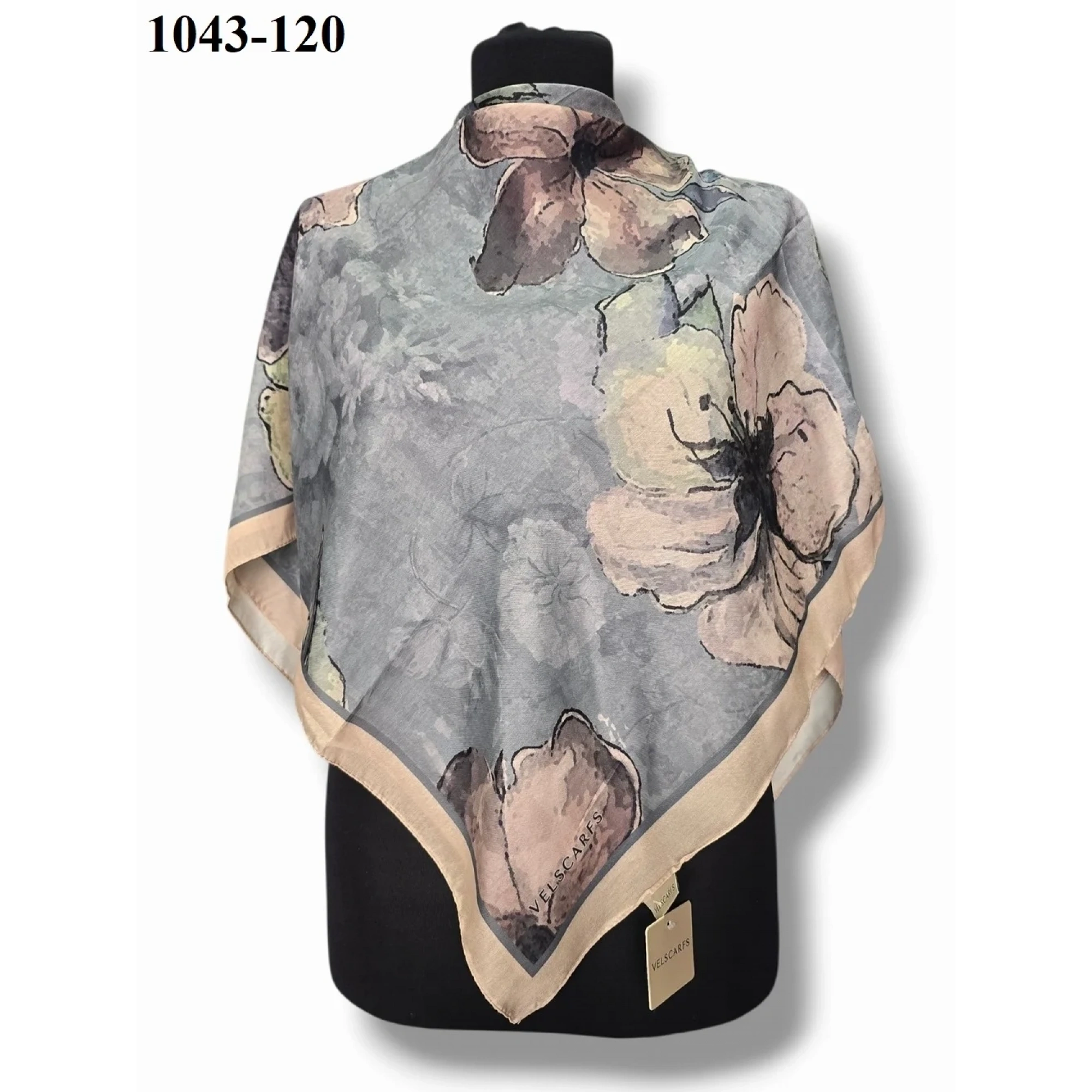 Velscarfs Soft Pamuk Parla Eşarp (Bej) 1043-120
