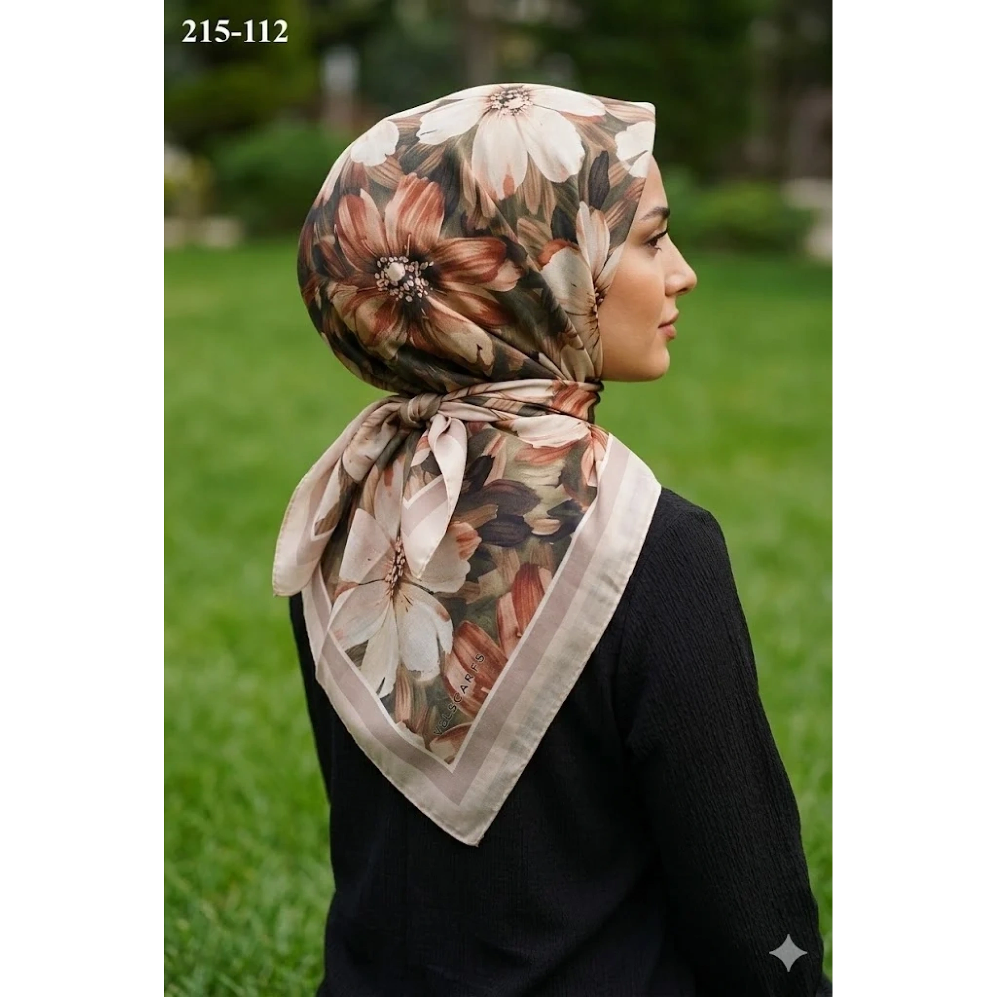 Velscarfs Soft Pamuk Parla Eşarp (Bej) 215-112