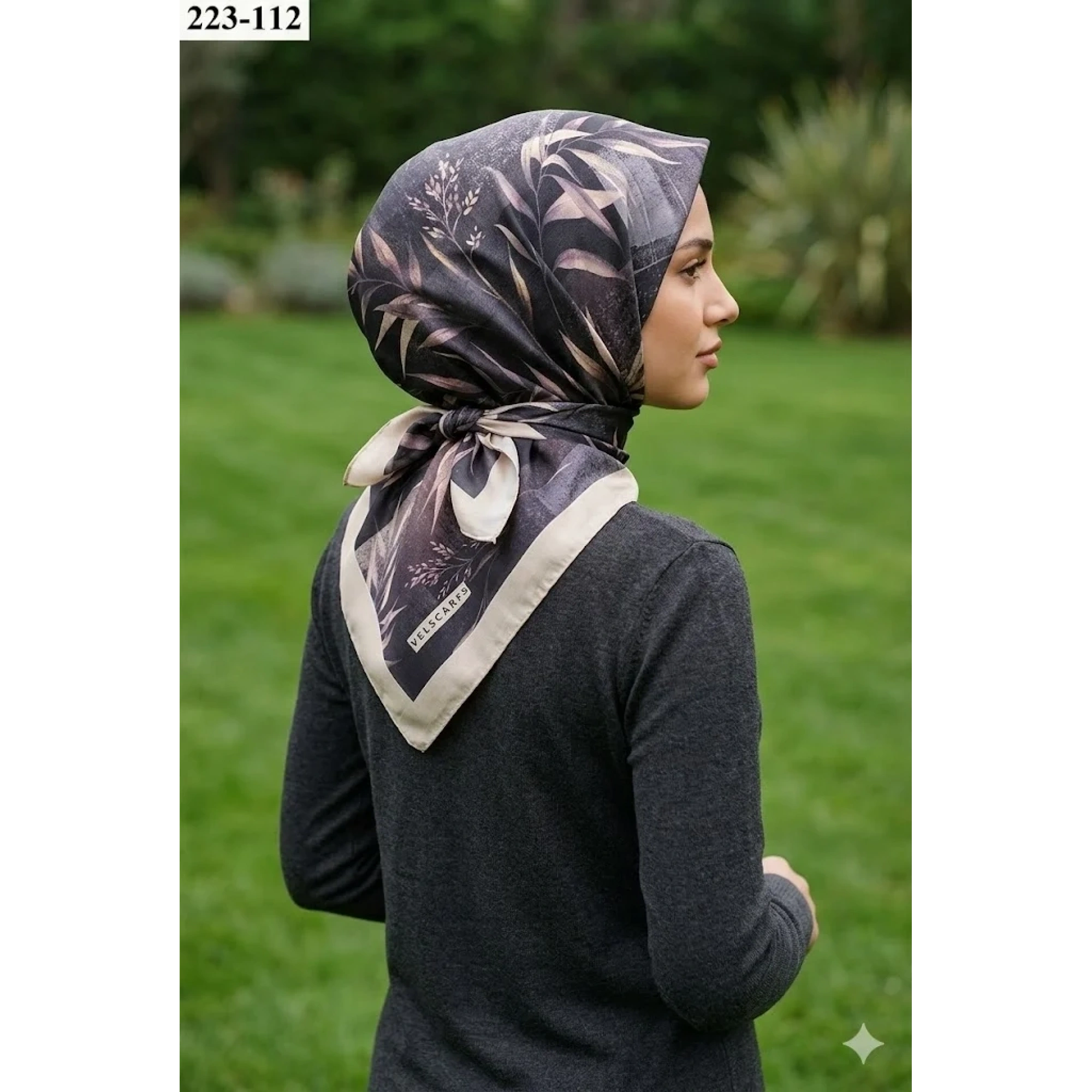 Velscarfs Soft Pamuk Parla Eşarp (Bej) 223-112