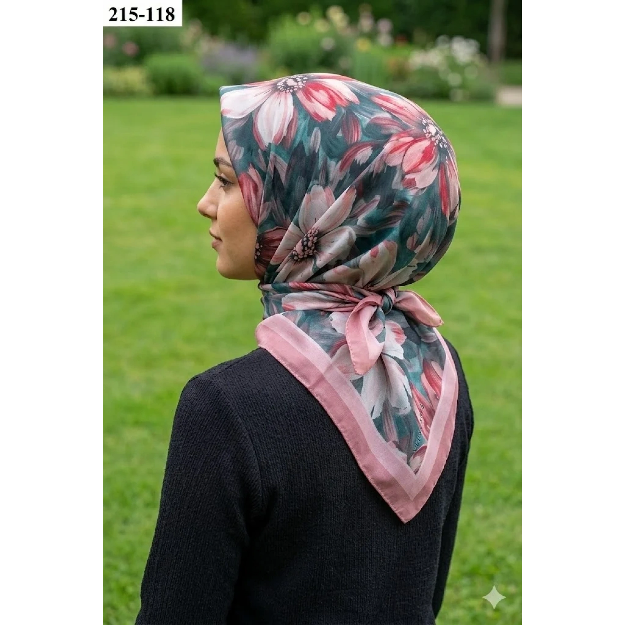Velscarfs Soft Pamuk Parla Eşarp (Eski Gül) 215-118