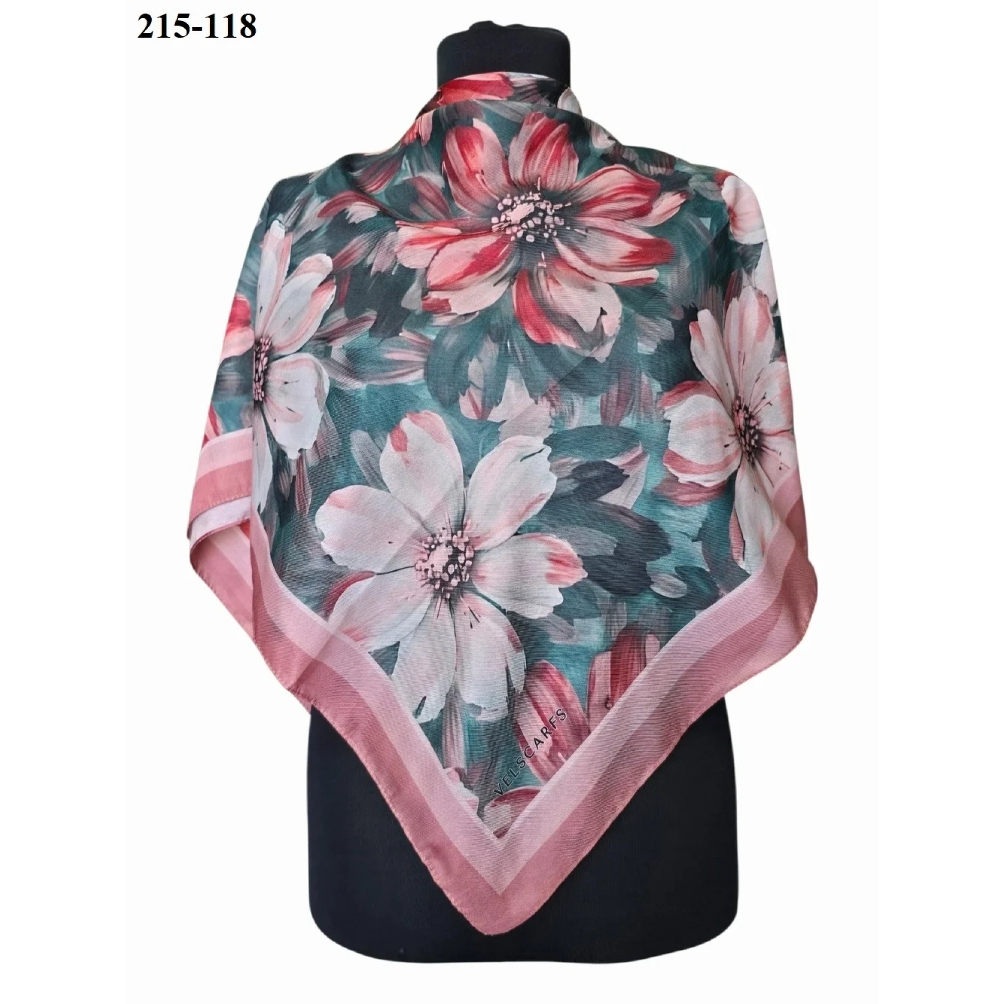 Velscarfs Soft Pamuk Parla Eşarp (Eski Gül) 215-118