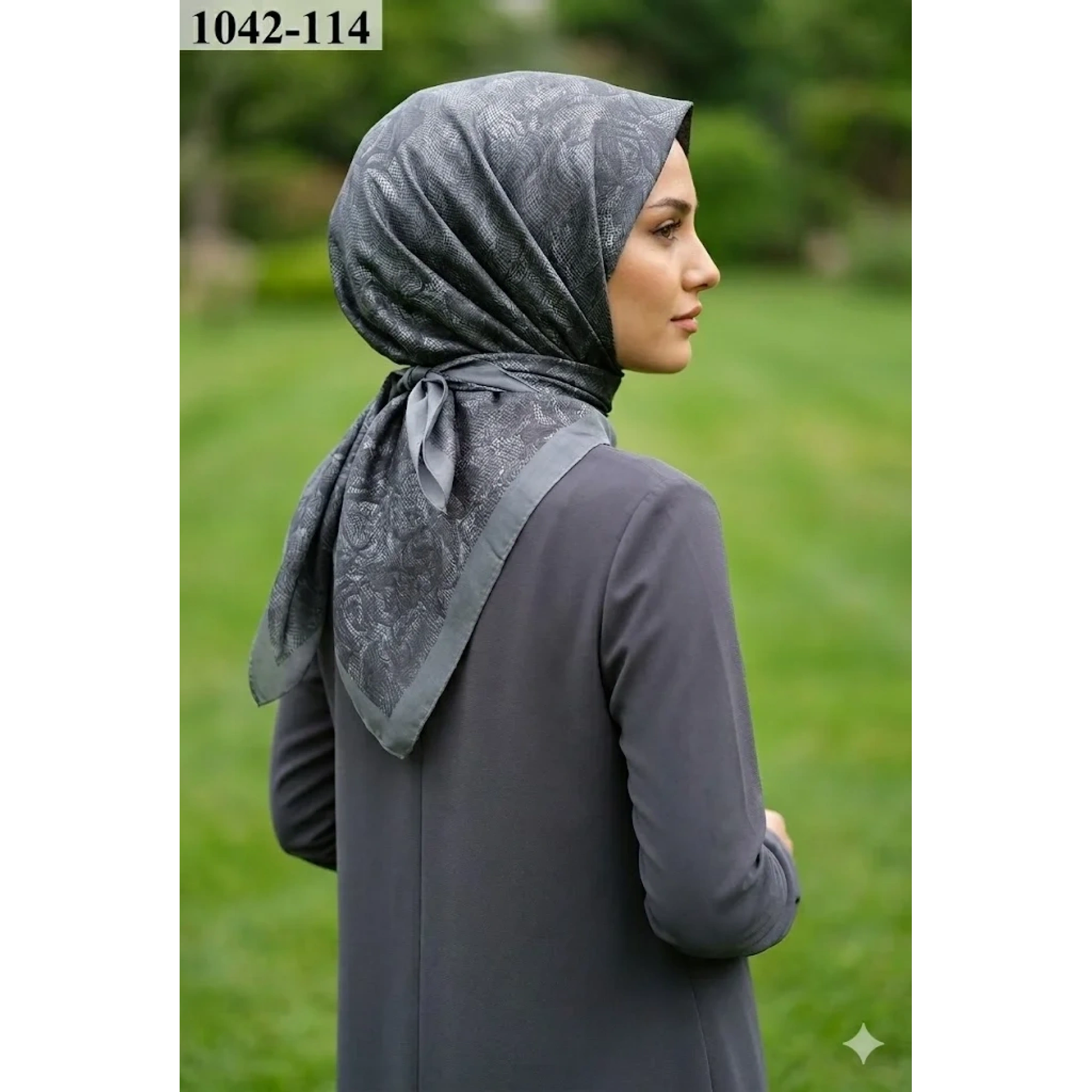 Velscarfs Soft Pamuk Parla Eşarp (Gri) 1042-114