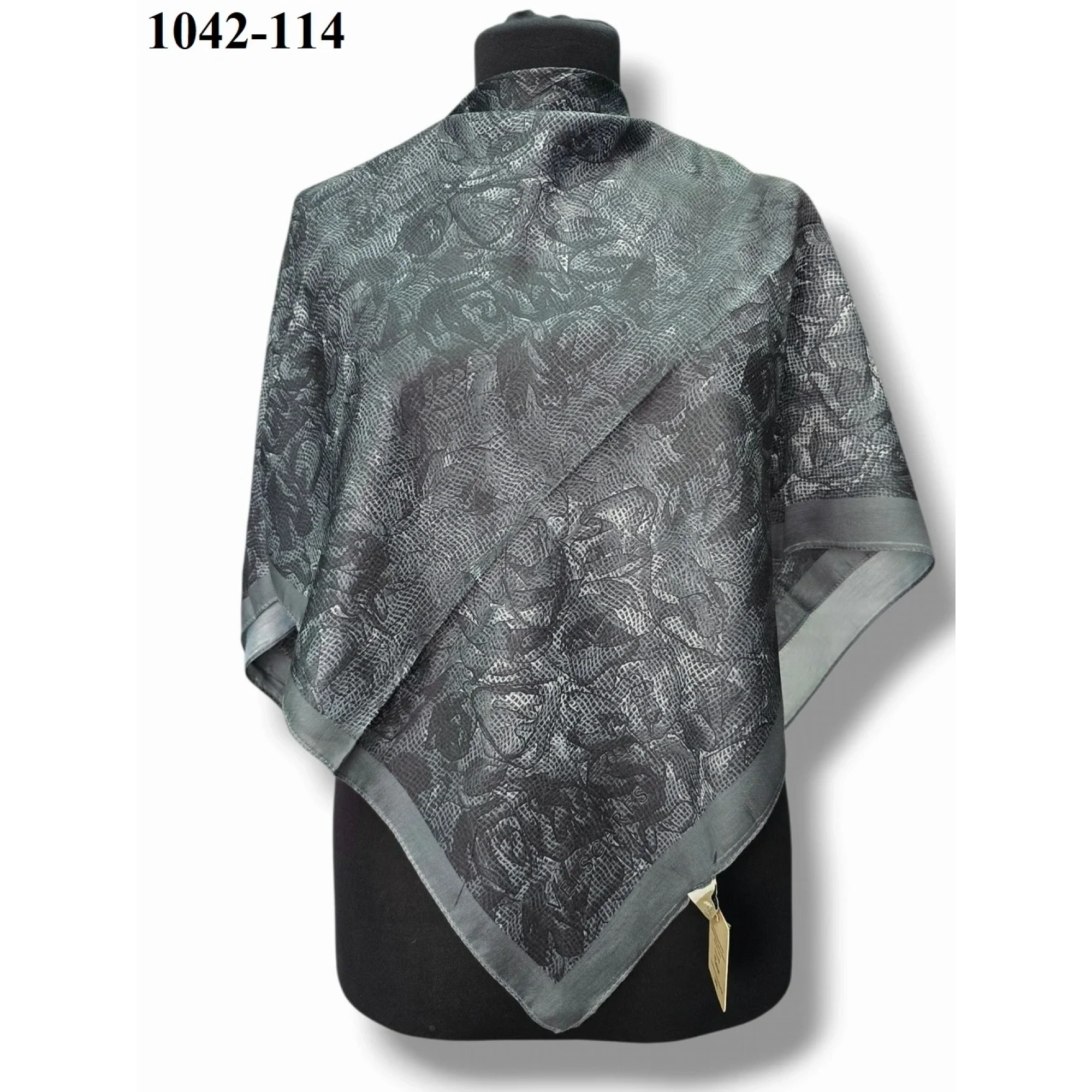 Velscarfs Soft Pamuk Parla Eşarp (Gri) 1042-114