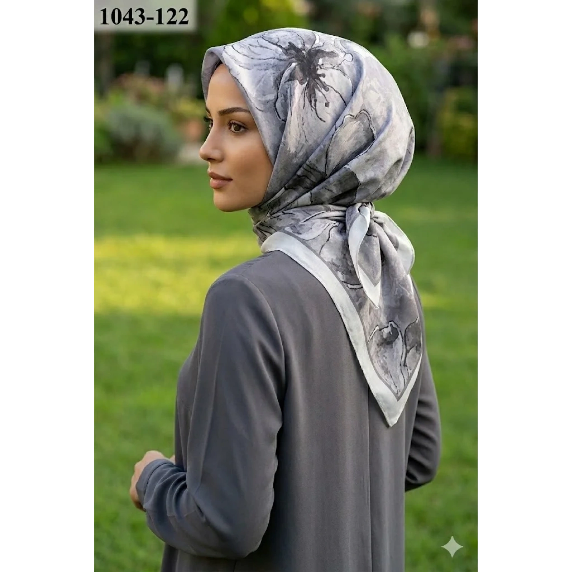 Velscarfs Soft Pamuk Parla Eşarp (Gri) 1043-122