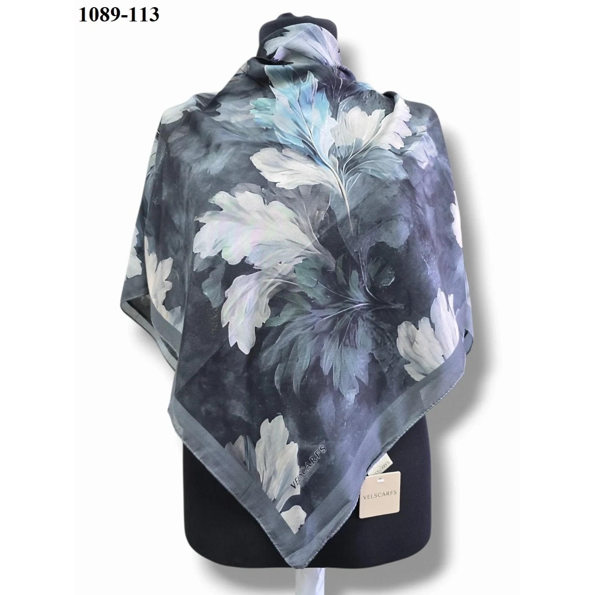 Velscarfs Soft Pamuk Parla Eşarp (Gri) 1089-113